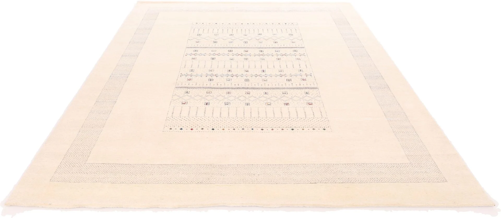 Alternative view of Loribaft Indian Rug 296 × 245 cm in Wool & Silk, hand-knotted