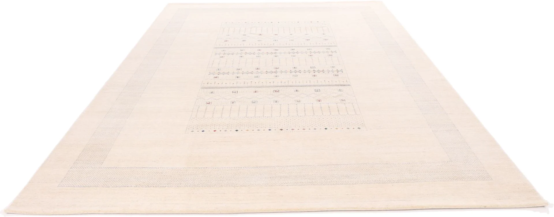 Alternative view of Loribaft Indian Rug 366 × 272 cm in Wool & Silk, hand-knotted