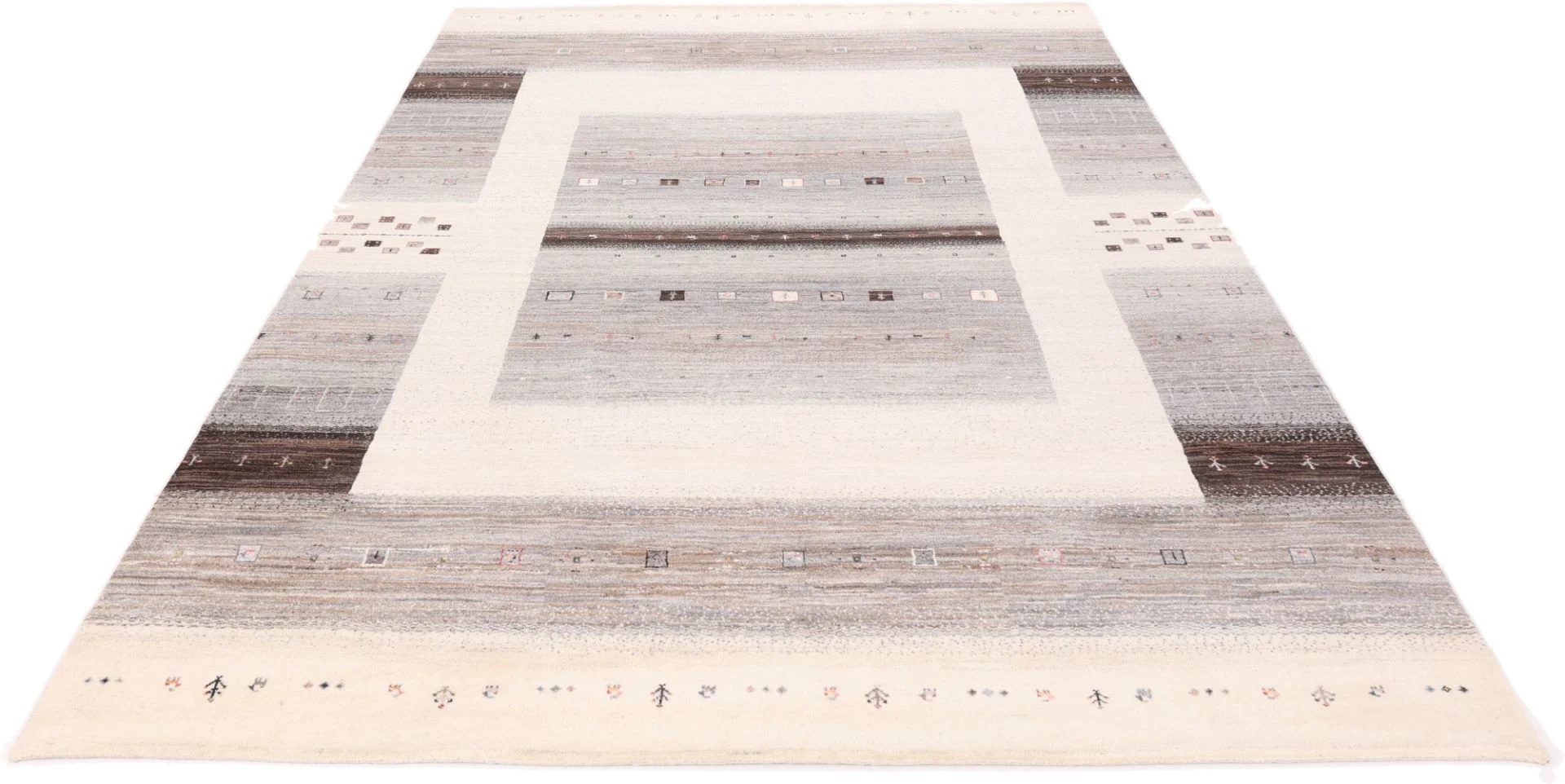 Loribaft Indian Rug 348 × 242 cm in Wool & Silk, hand-knotted - Image 3