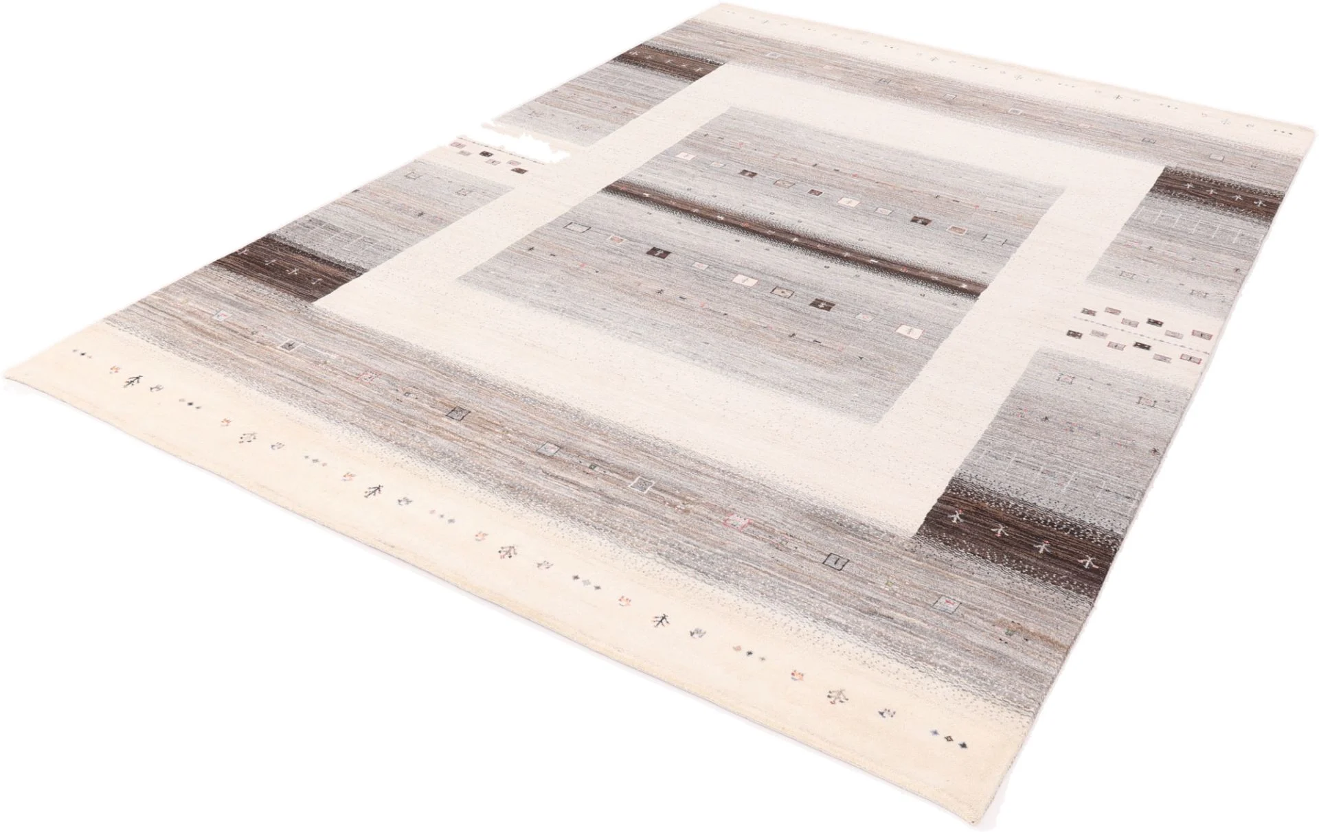 Loribaft Indian Rug 348 × 242 cm in Wool & Silk, hand-knotted - Image 4