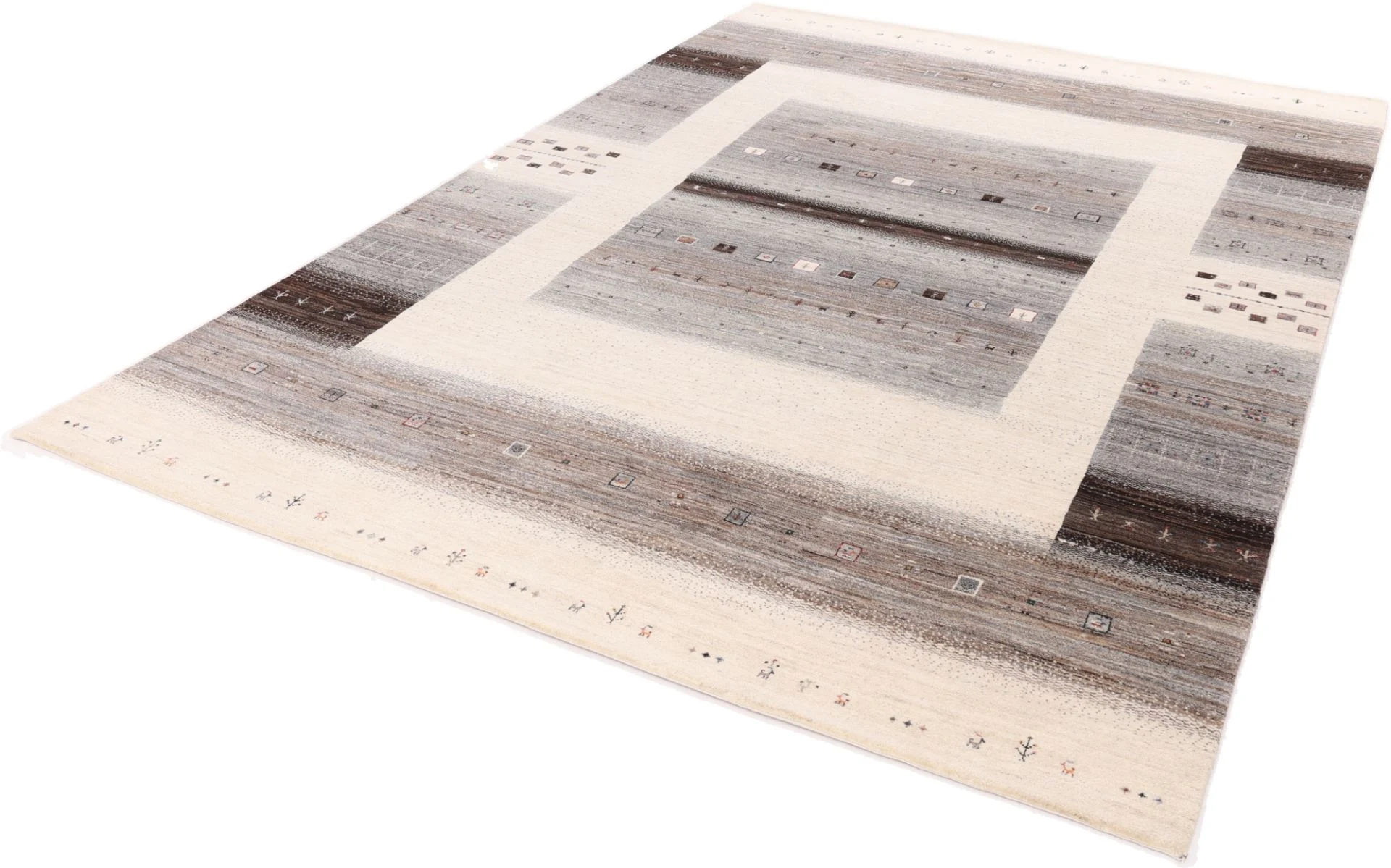 Loribaft Indian Rug 348 × 242 cm in Wool & Silk, hand-knotted - Image 5
