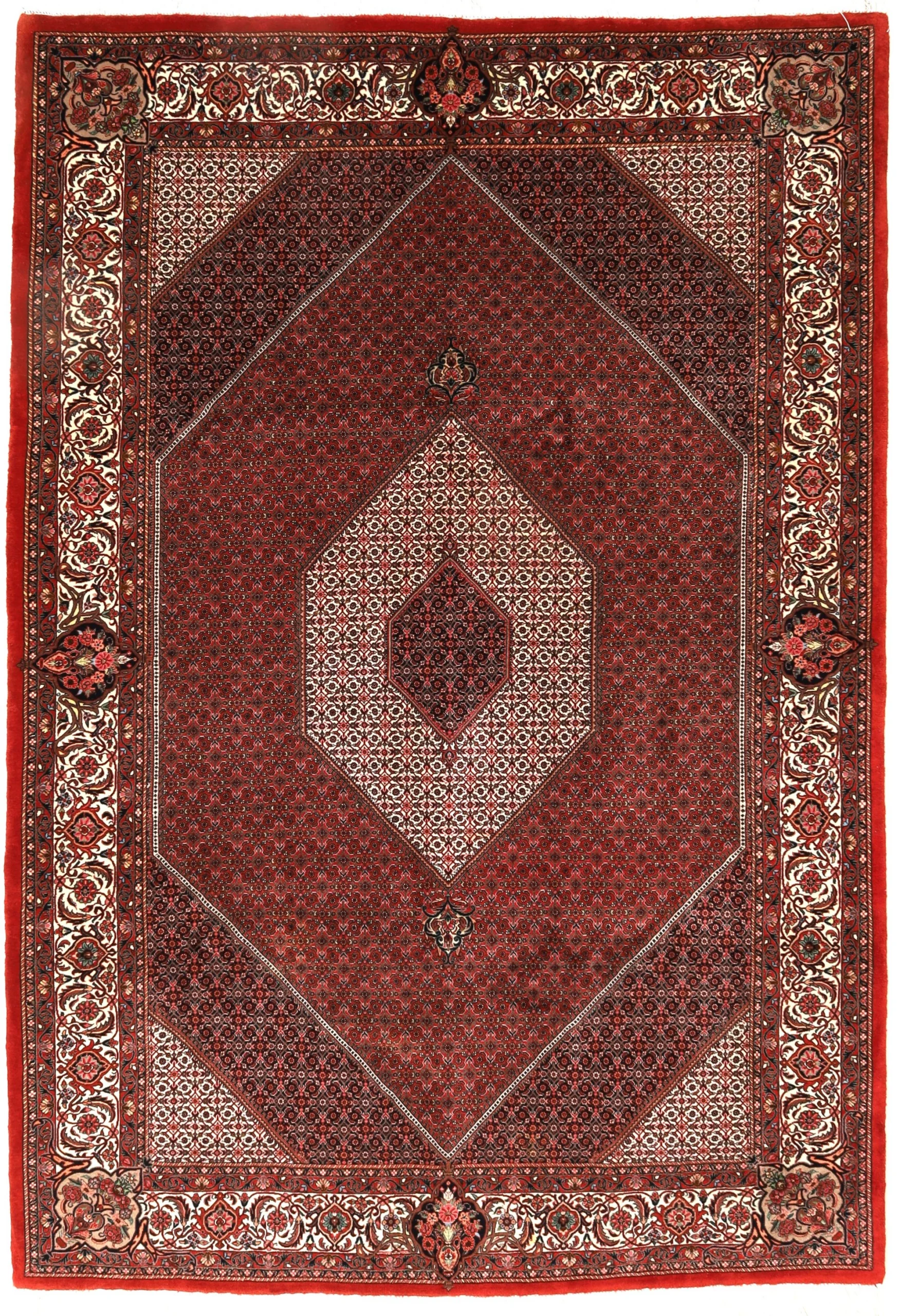 Wool & Silk Bijar Persian Rug 308 × 212 cm, hand-knotted