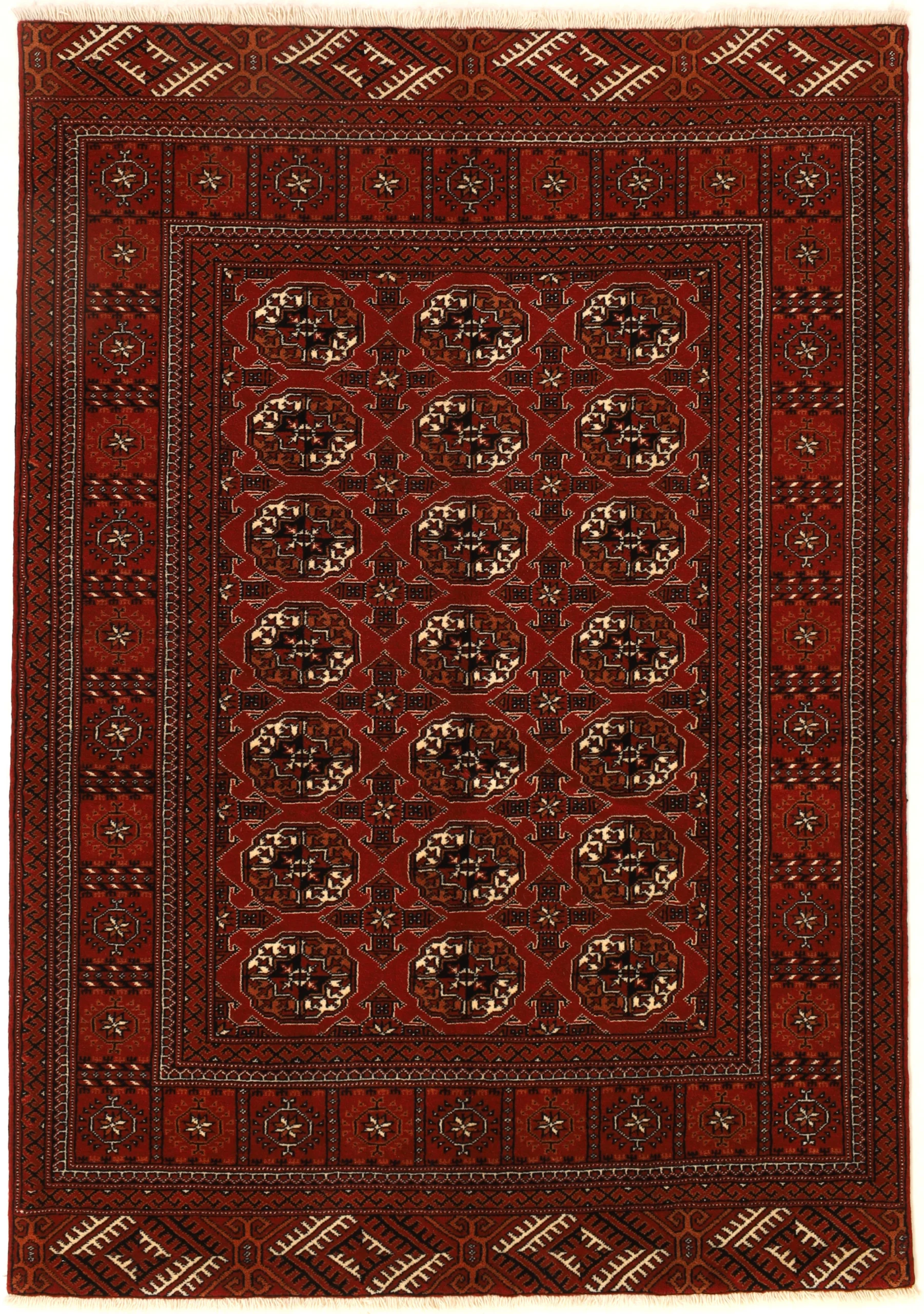 Oriental Rug 200 × 139 cm in Wool, hand-knotted
