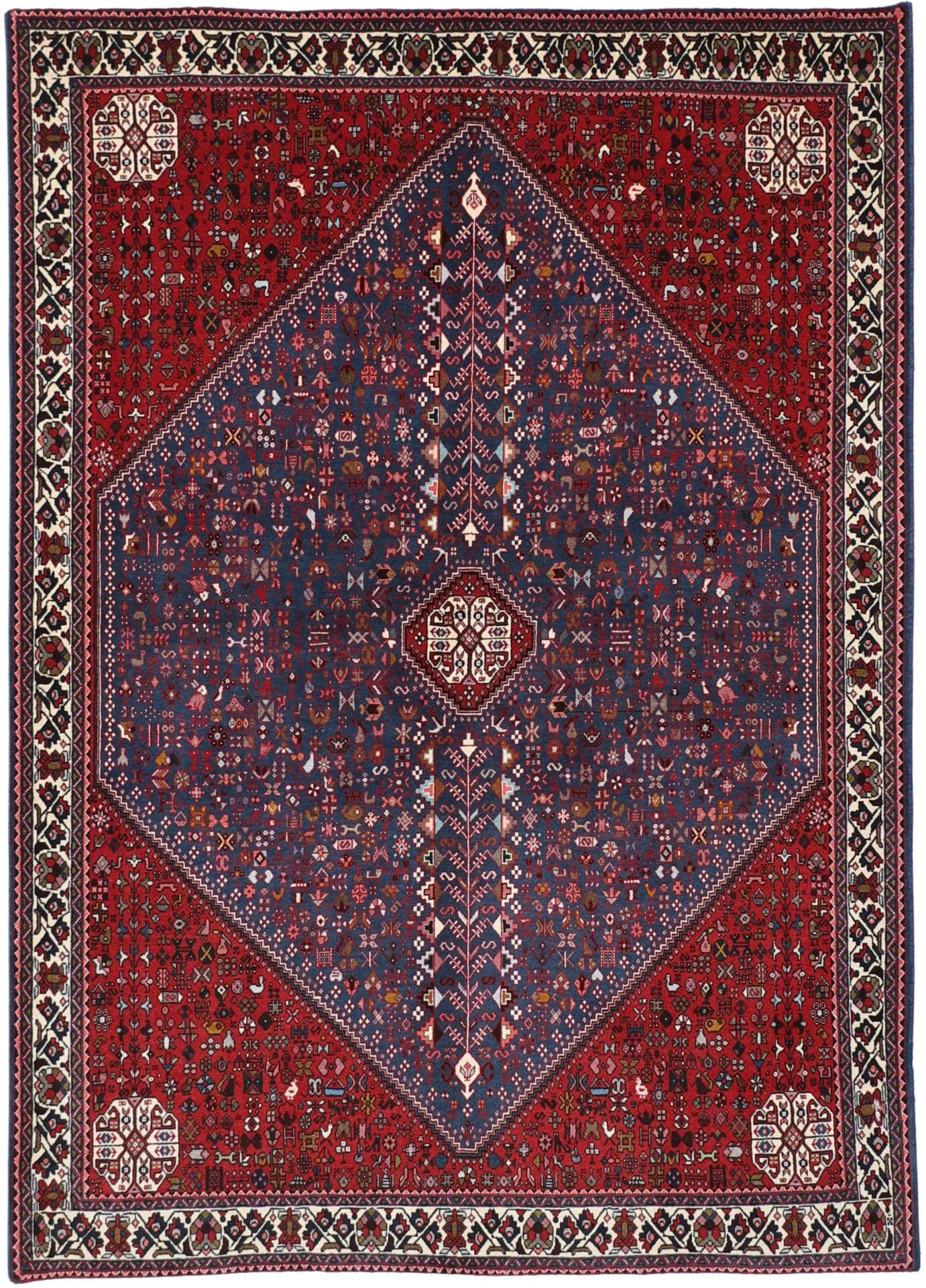 Wool Persian Rug 167 × 245 cm, hand-knotted
