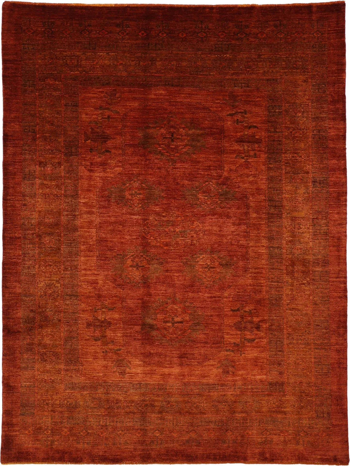 Wool Qashqai Persian Rug 210 × 280 cm, hand-knotted