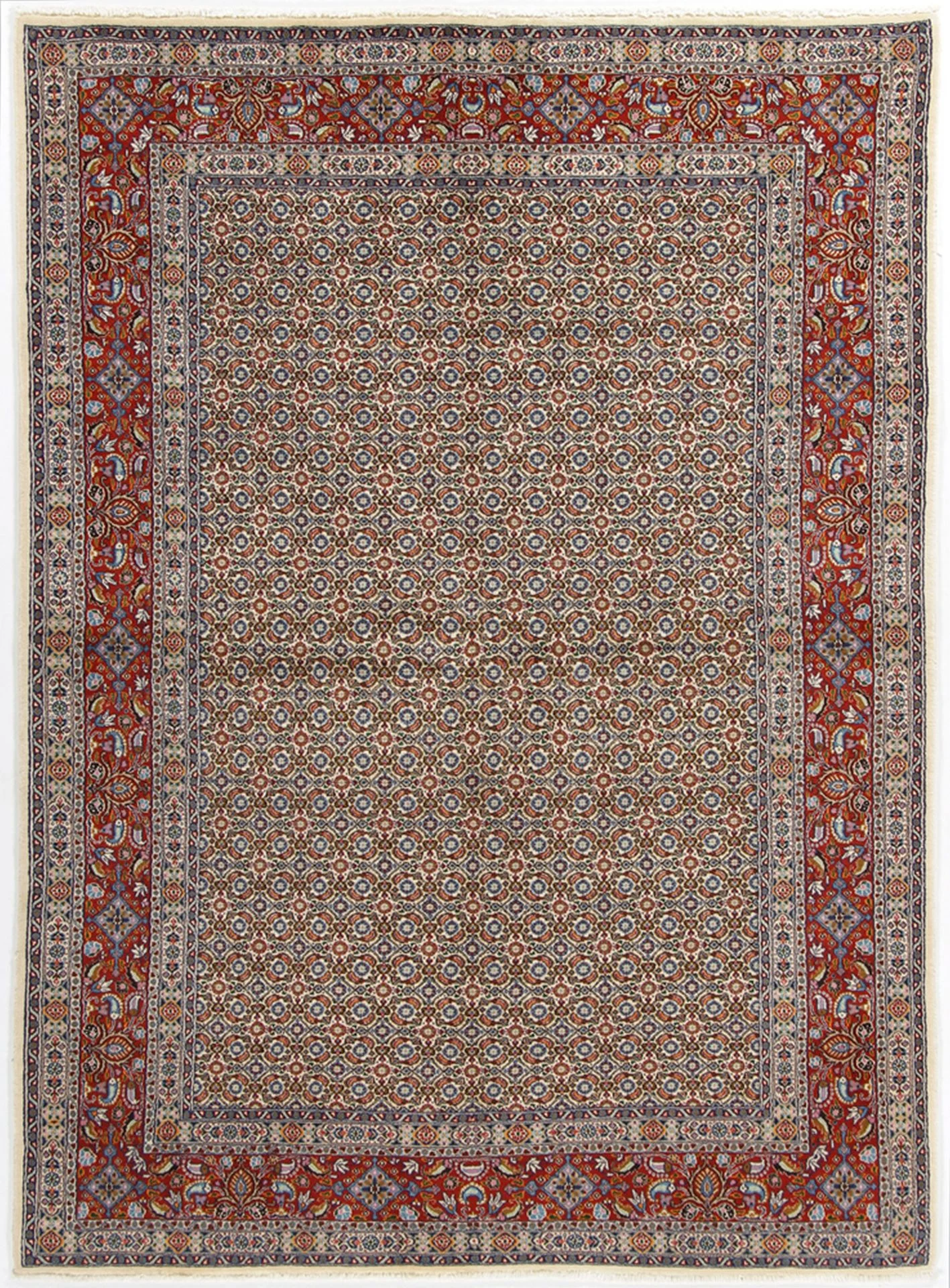 Wool Moud Persian Rug 175 × 240 cm, hand-knotted