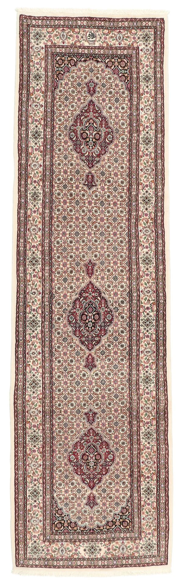 Moud Persian Rug 82 × 295 cm in Wool, hand-knotted