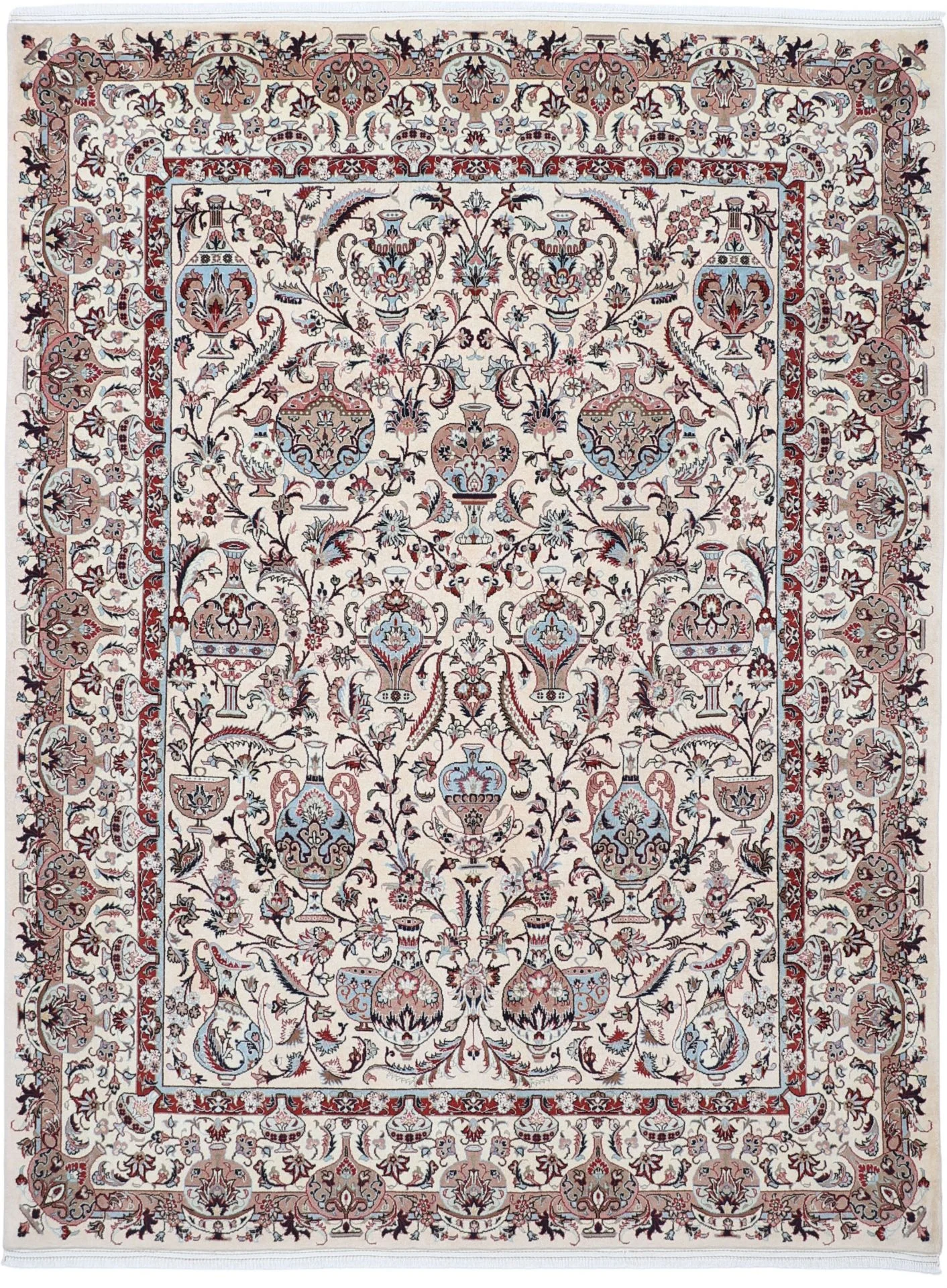 Hand-Knotted Kashmar Persian Rug, 220 × 290 cm, Wool