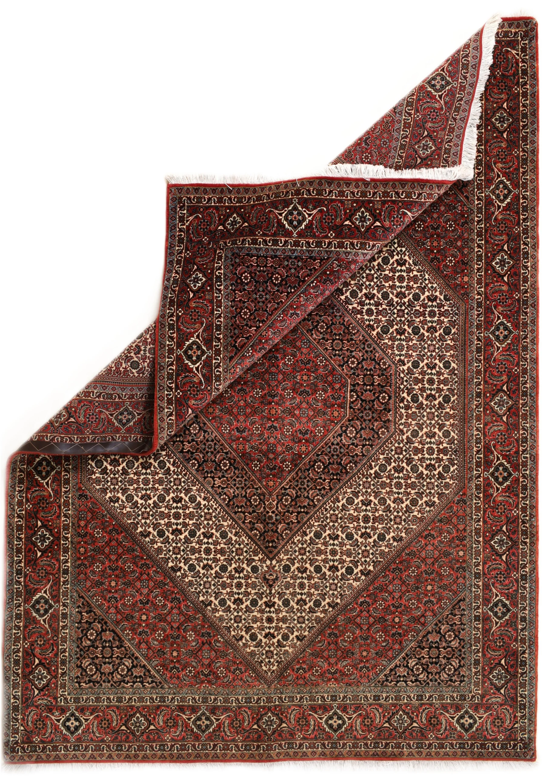 Alternative view of Wool Bijar Persian Rug 237 × 169 cm, hand-knotted