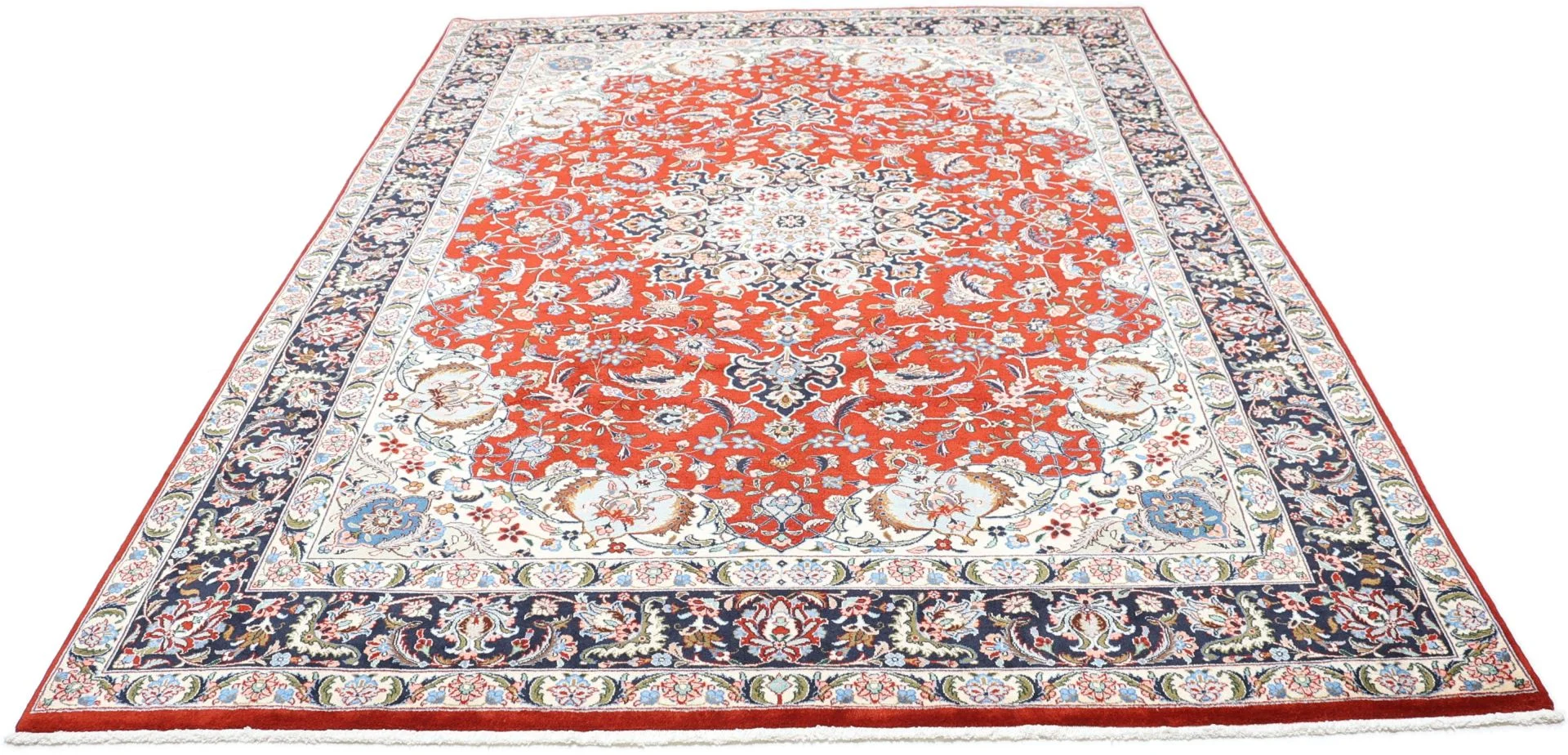 Alternative view of Hand-Knotted Kashmar Persian Rug, 248 × 334 cm, Wool