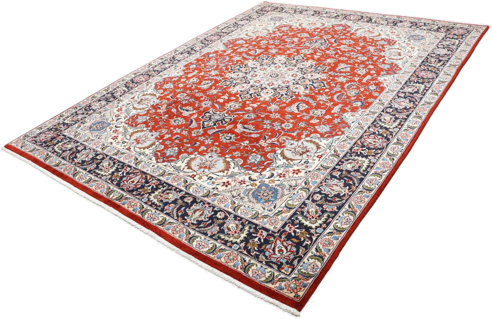 Hand-Knotted Kashmar Persian Rug, 248 × 334 cm, Wool - Image 3