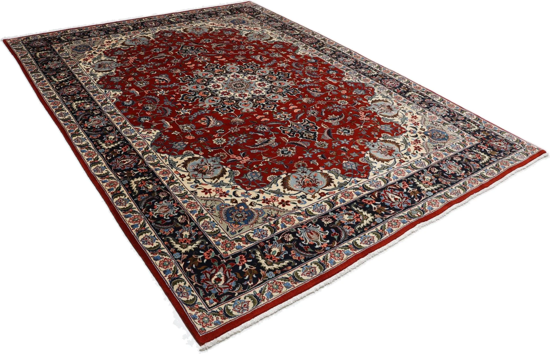 Hand-Knotted Kashmar Persian Rug, 248 × 334 cm, Wool - Image 4