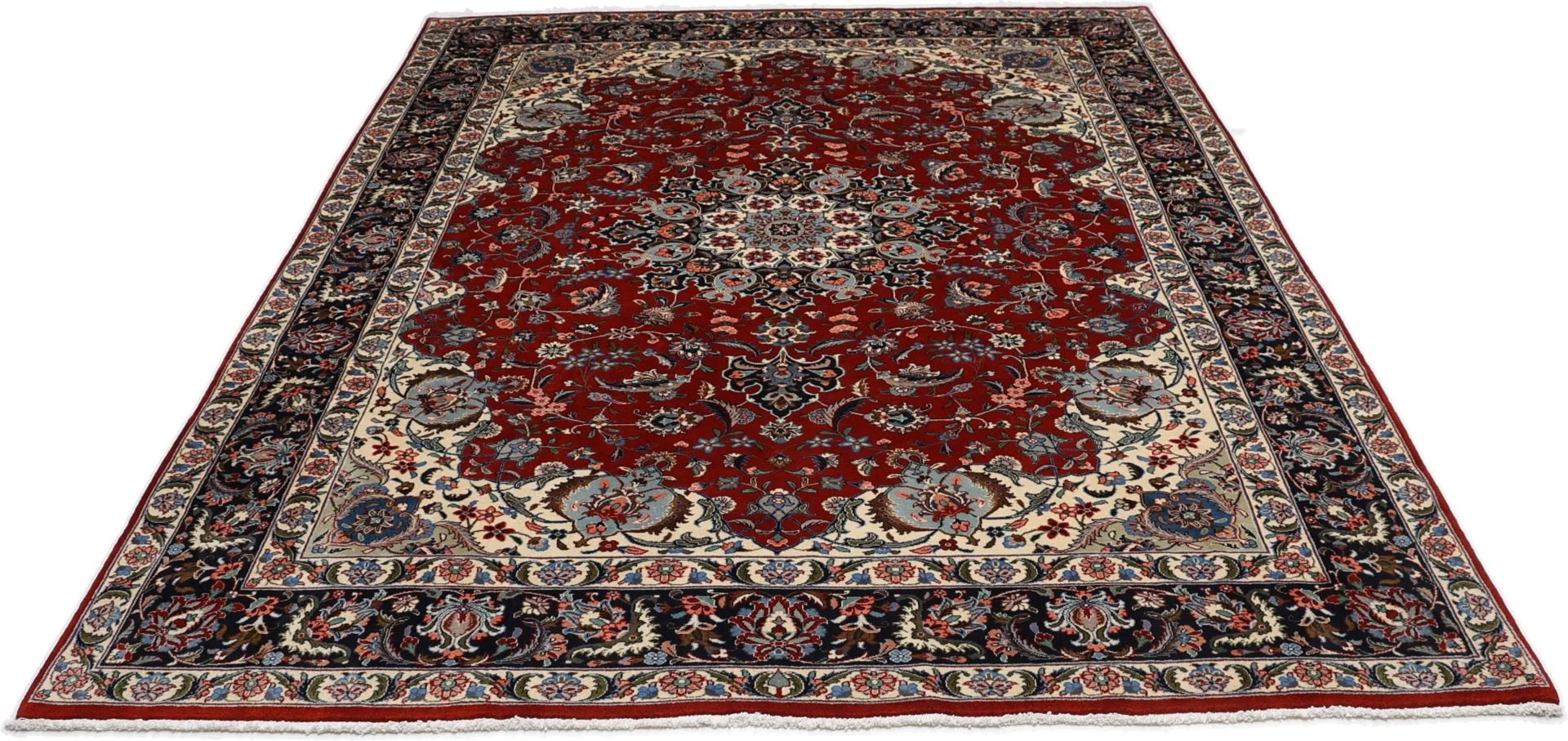 Hand-Knotted Kashmar Persian Rug, 248 × 334 cm, Wool - Image 7