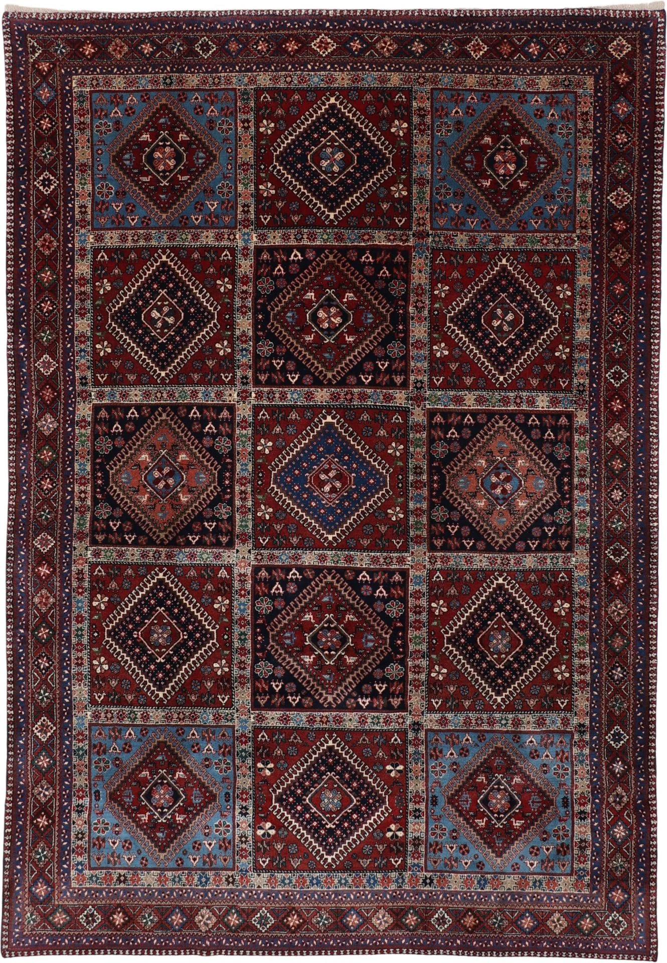 Hand-Knotted Persian Rug, 199 × 289 cm, Wool