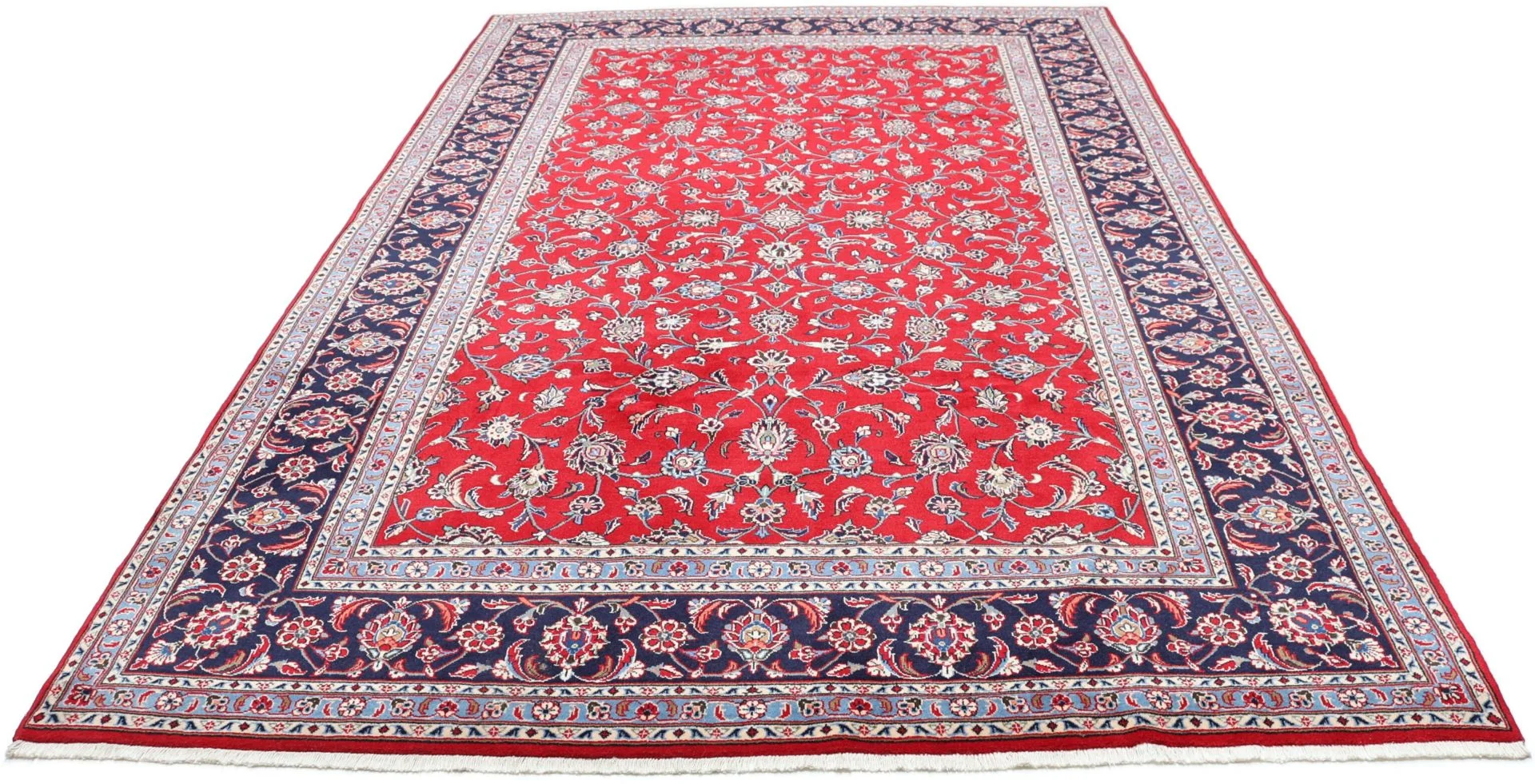 Alternative view of Hand-Knotted Kashan Persian Rug, 192 × 307 cm, Wool