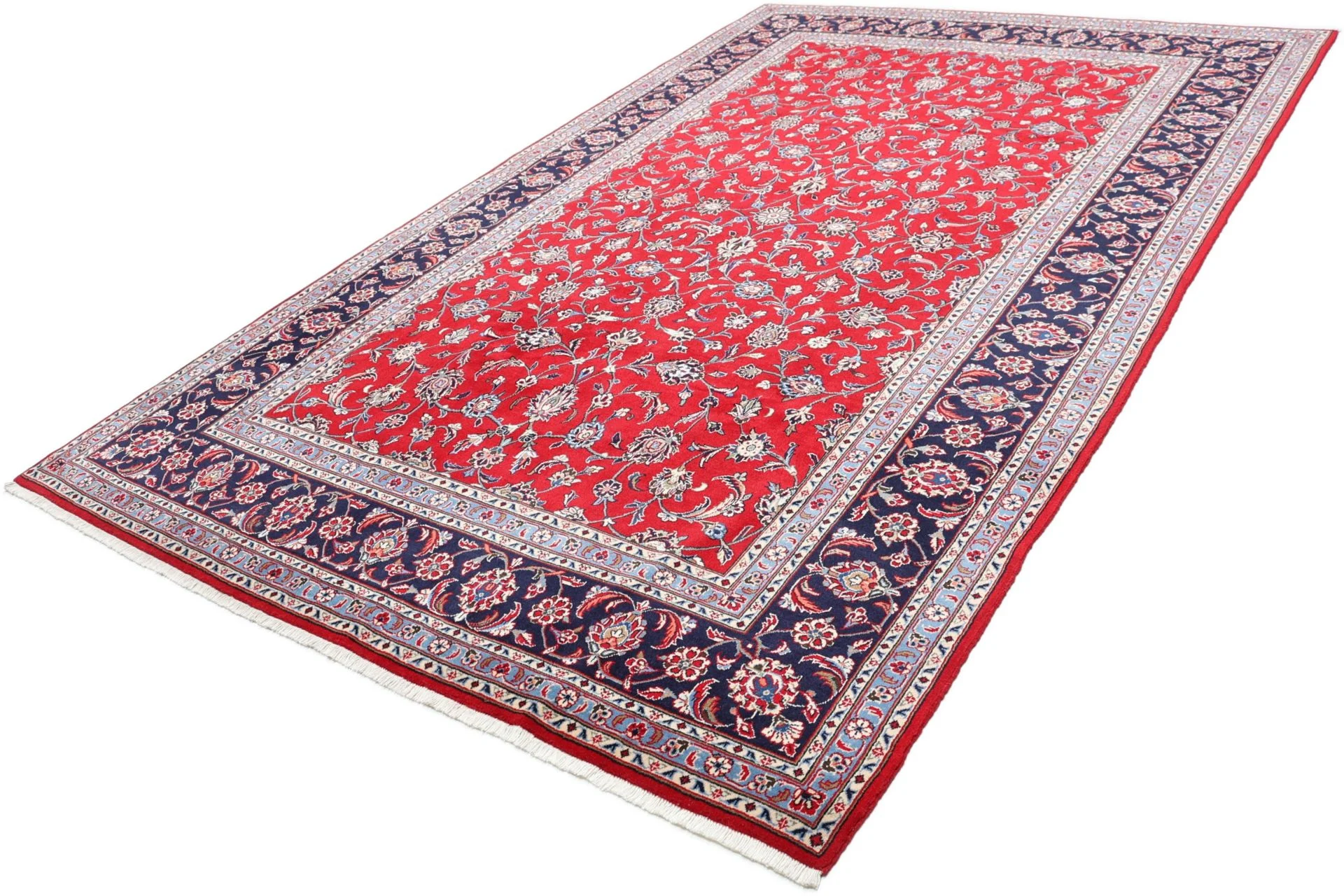 Hand-Knotted Kashan Persian Rug, 192 × 307 cm, Wool - Image 3