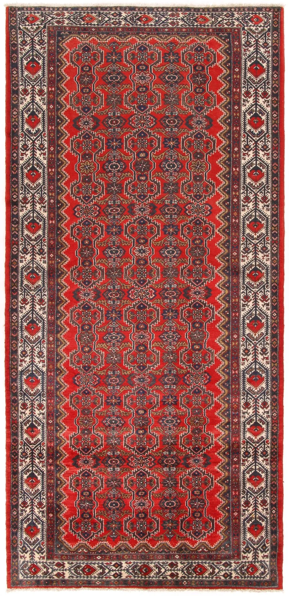 Persian Rug 168 × 356 cm in Wool, hand-knotted