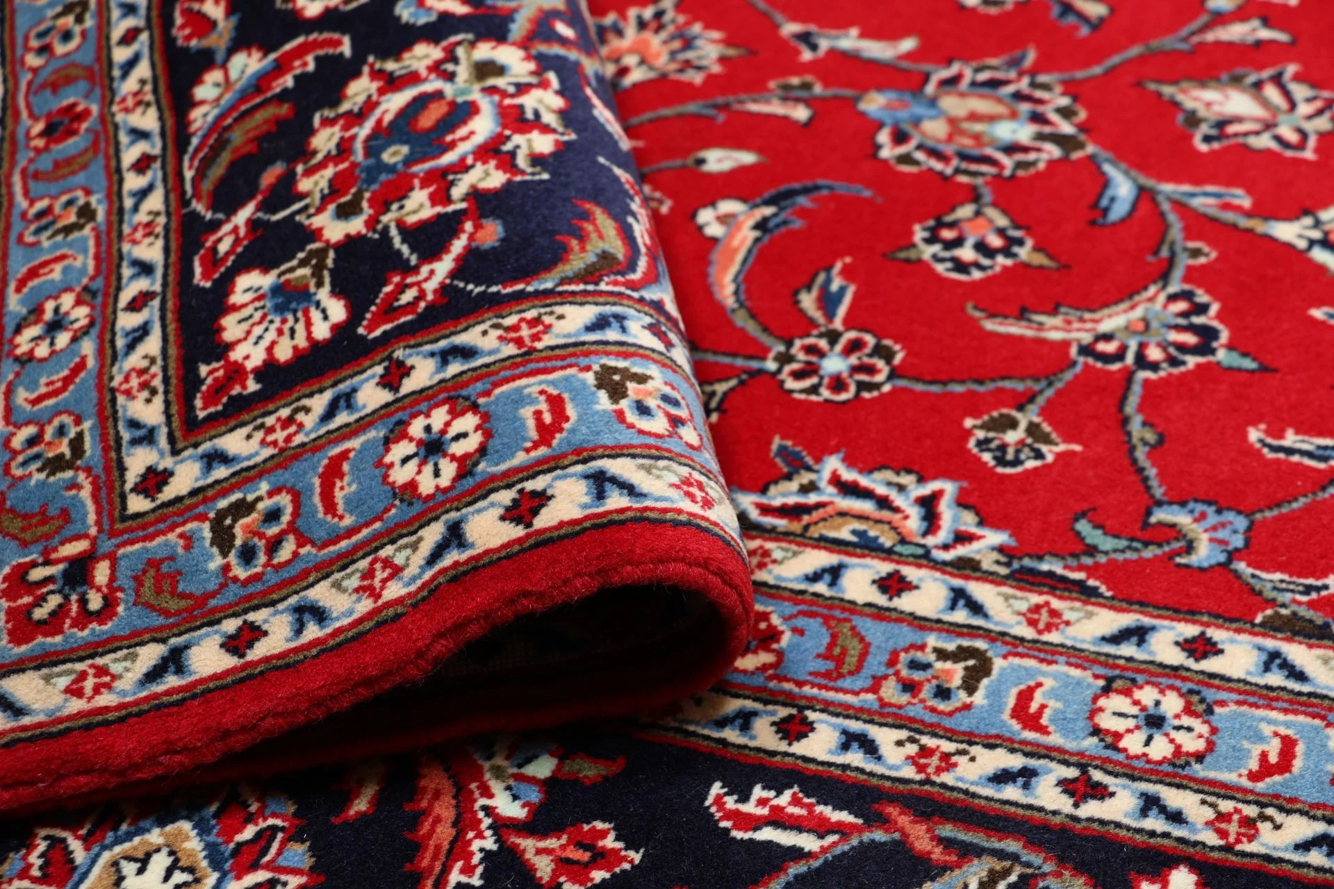 Hand-Knotted Kashan Persian Rug, 192 × 307 cm, Wool - Image 10