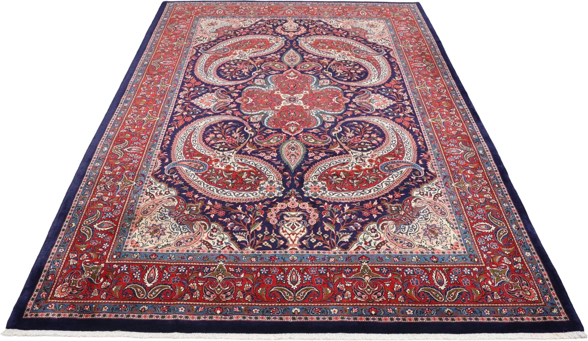 Alternative view of Hand-Knotted Sarouk Persian Rug, 218 × 310 cm, Wool