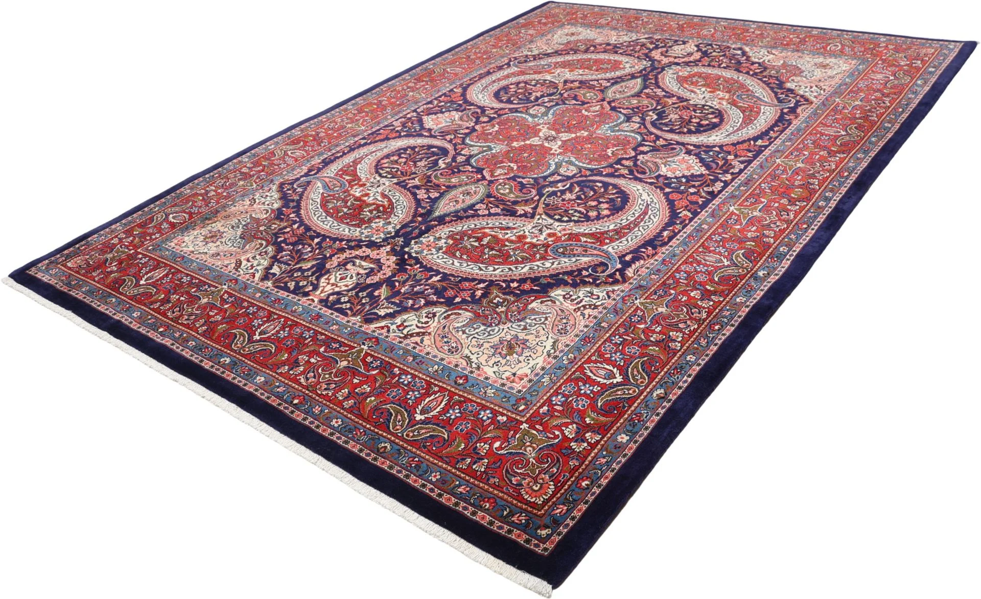 Hand-Knotted Sarouk Persian Rug, 218 × 310 cm, Wool - Image 3