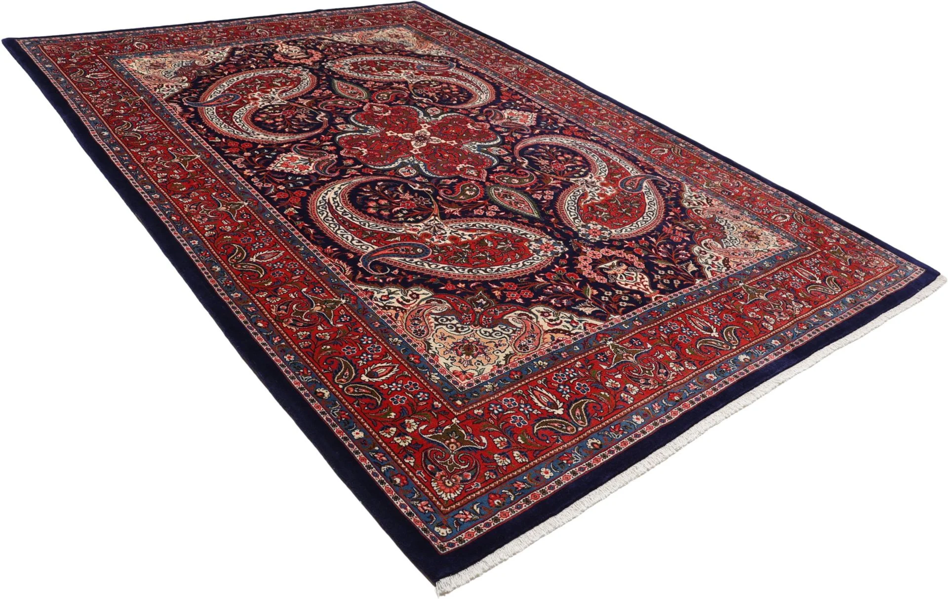 Hand-Knotted Sarouk Persian Rug, 218 × 310 cm, Wool - Image 4