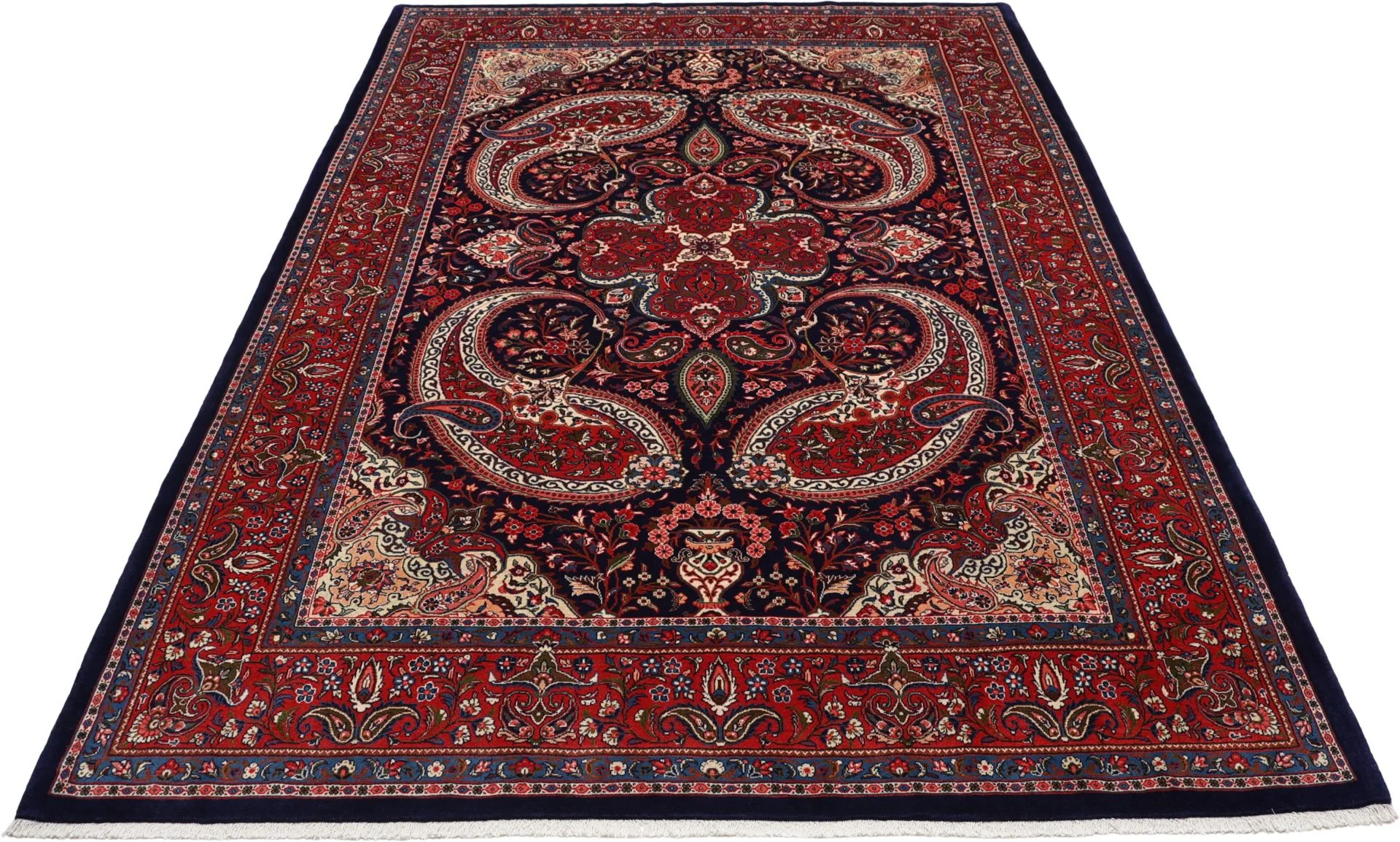 Hand-Knotted Sarouk Persian Rug, 218 × 310 cm, Wool - Image 7
