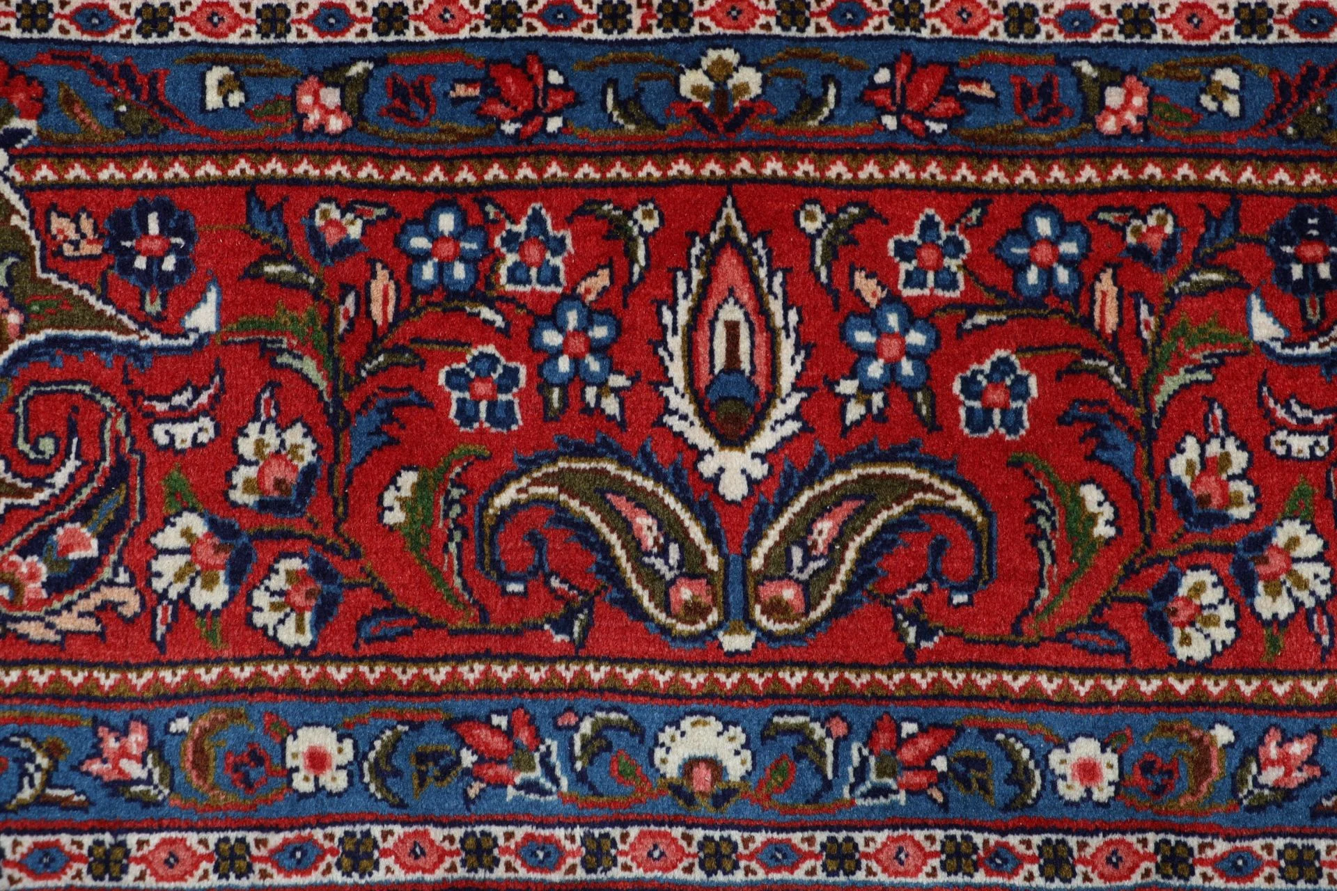 Hand-Knotted Sarouk Persian Rug, 218 × 310 cm, Wool - Image 8