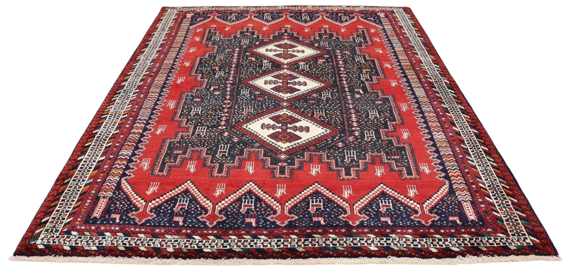Alternative view of Persian Rug 180 × 240 cm in Wool, hand-knotted