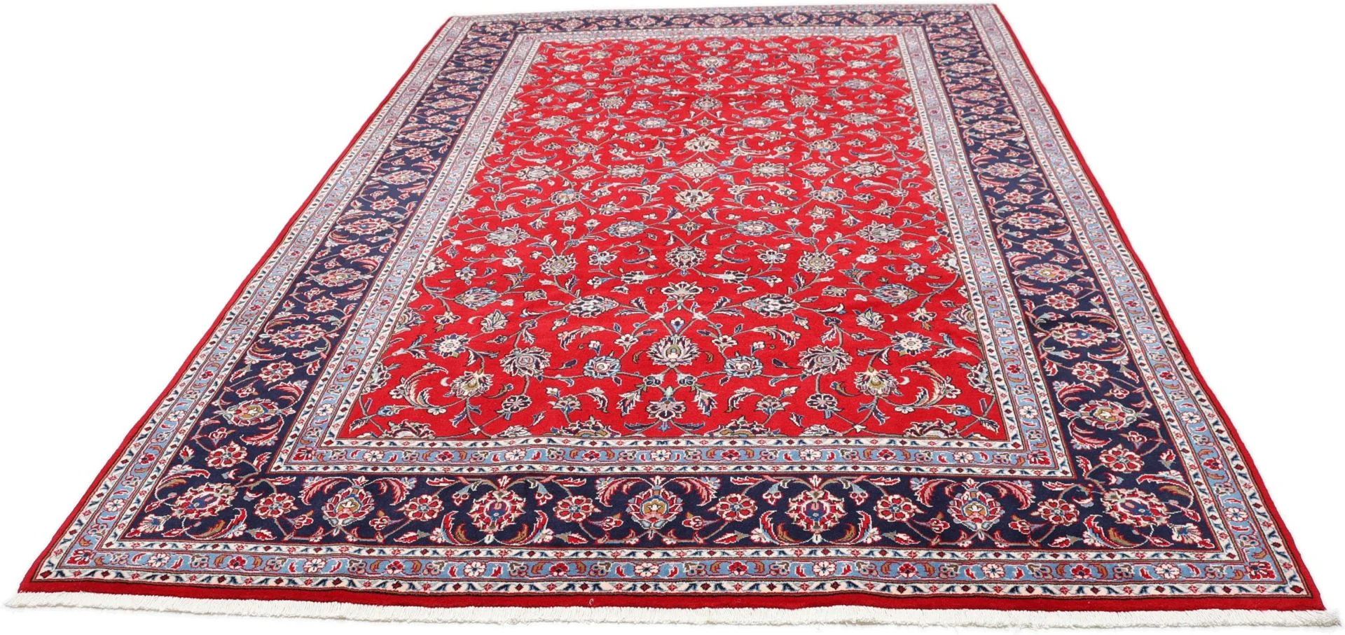 Alternative view of Wool Kashan Persian Rug 203 × 297 cm, hand-knotted