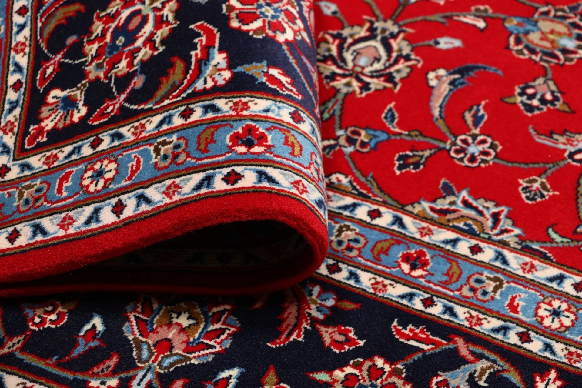 Wool Kashan Persian Rug 203 × 297 cm, hand-knotted - Image 10