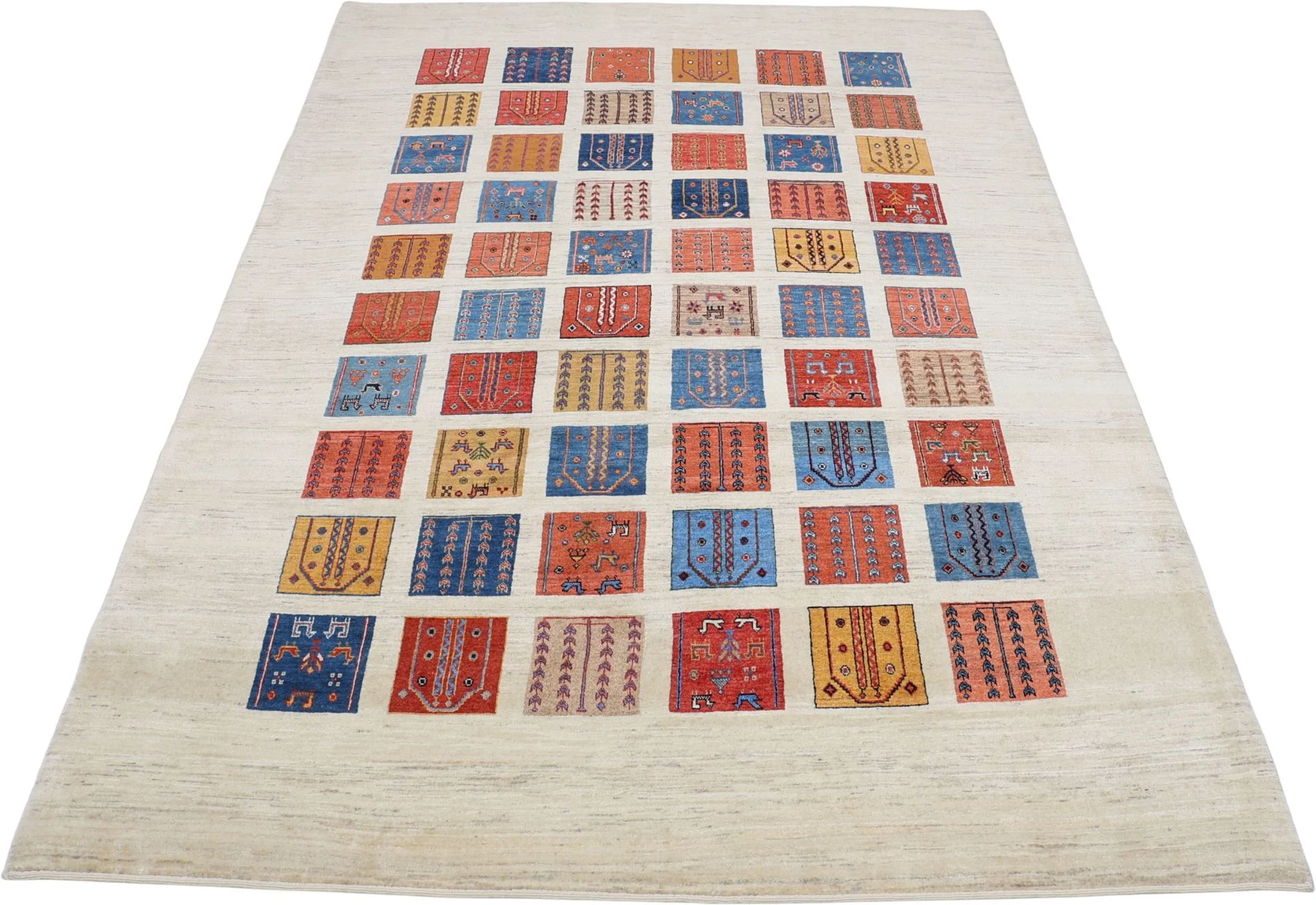 Alternative view of Hand-Knotted Loribaft Persian Rug, 200 × 290 cm, Wool