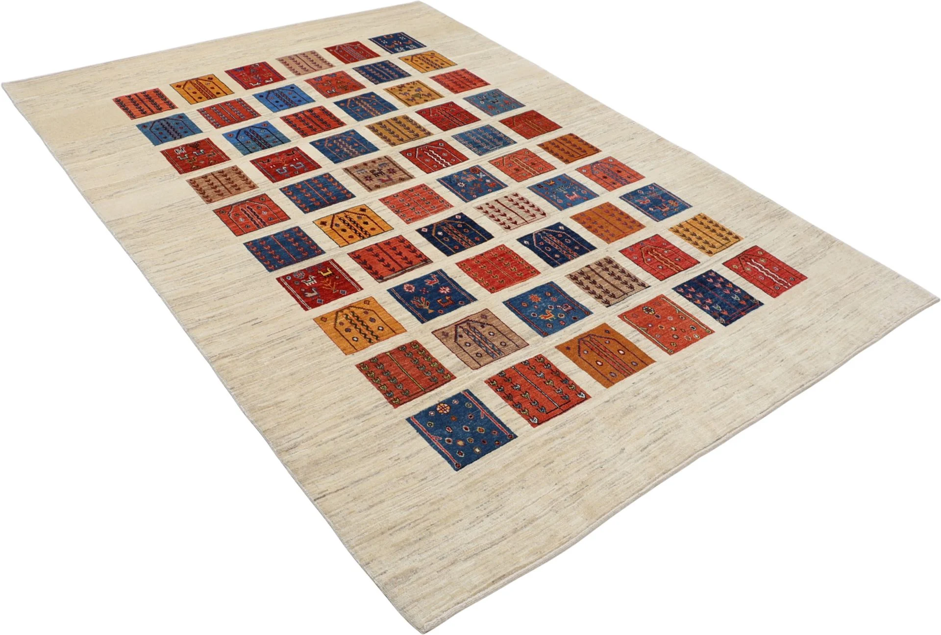 Hand-Knotted Loribaft Persian Rug, 200 × 290 cm, Wool - Image 4