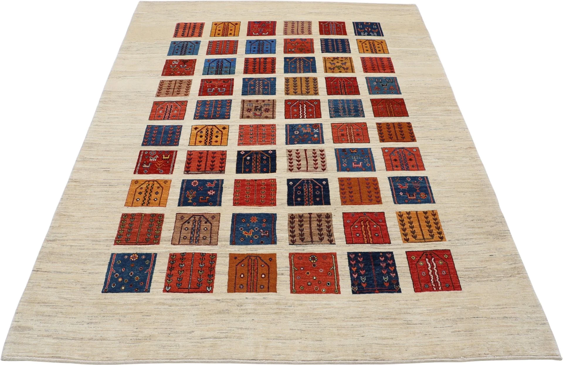Hand-Knotted Loribaft Persian Rug, 200 × 290 cm, Wool - Image 7