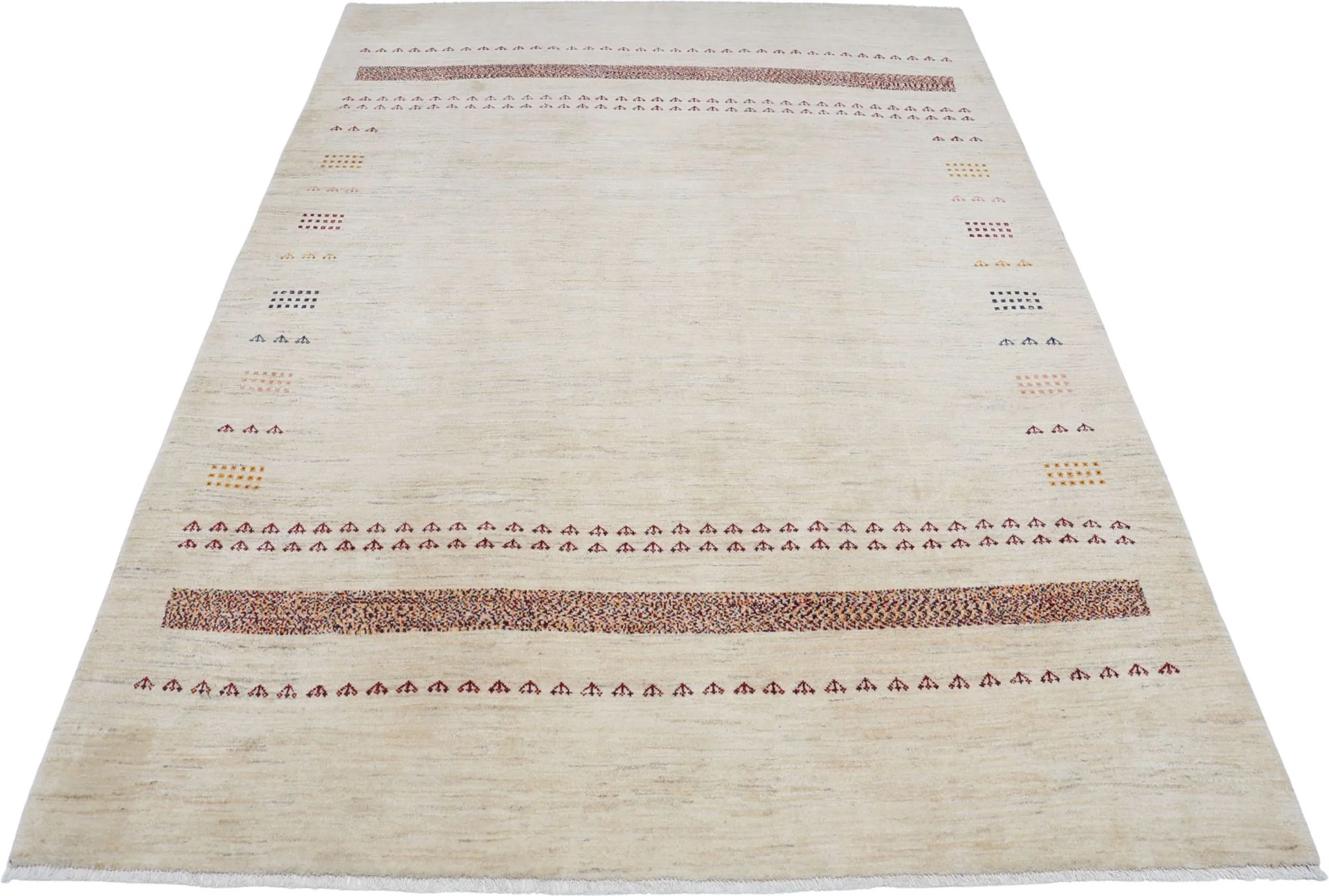 Alternative view of Hand-Knotted Loribaft Persian Rug, 205 × 300 cm, Wool