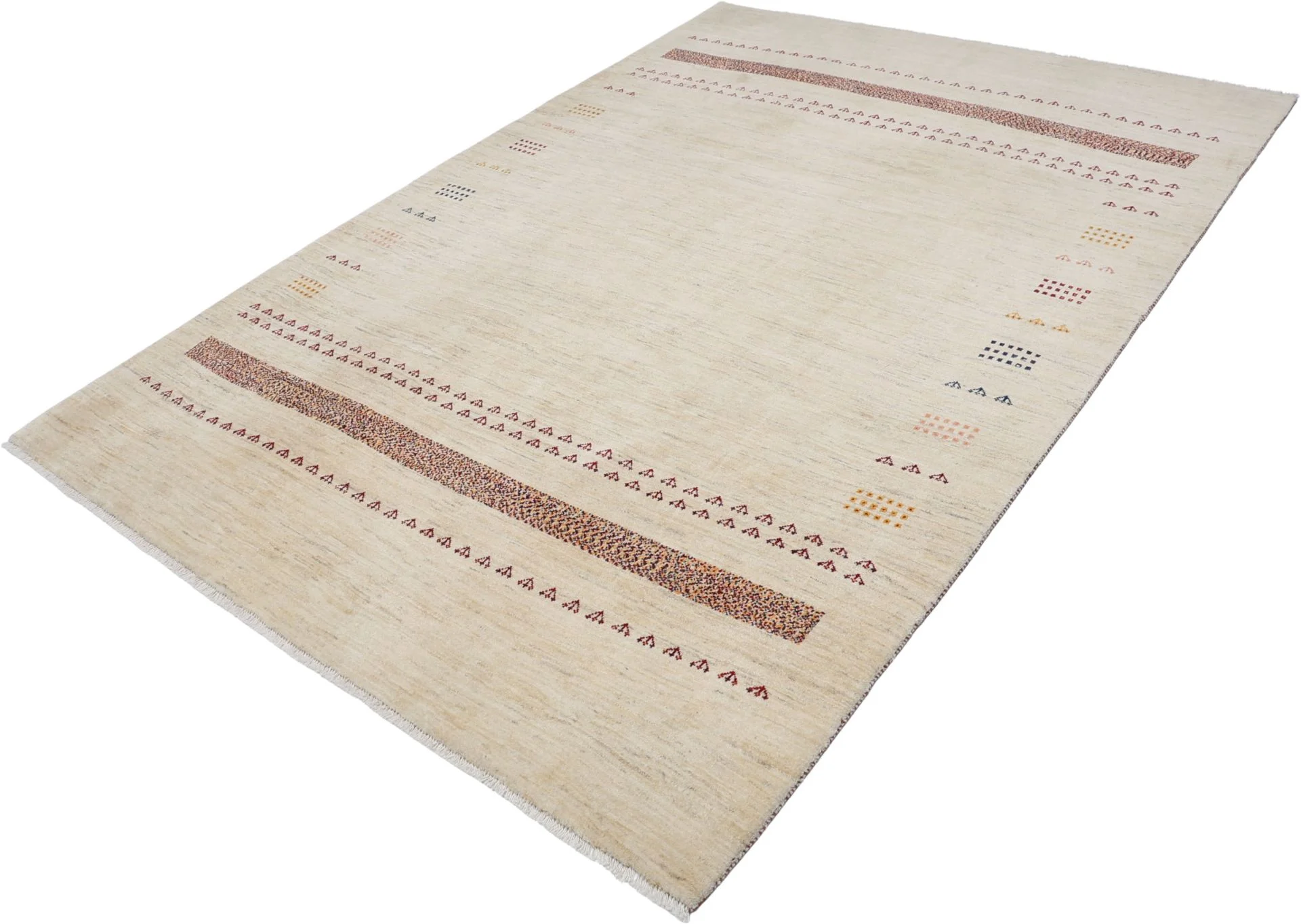Hand-Knotted Loribaft Persian Rug, 205 × 300 cm, Wool - Image 3