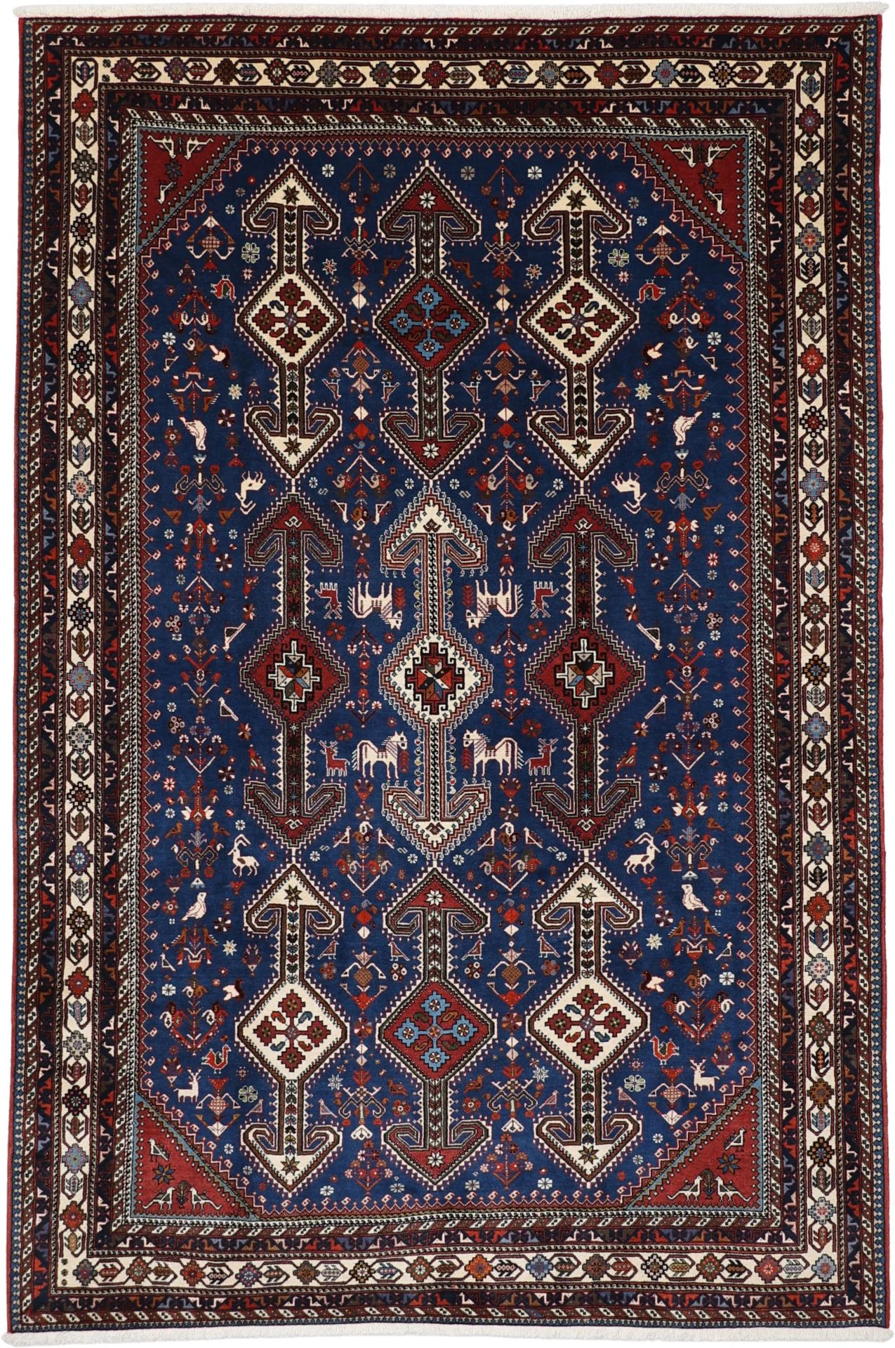 Persian Rug 200 × 300 cm in Wool, hand-knotted