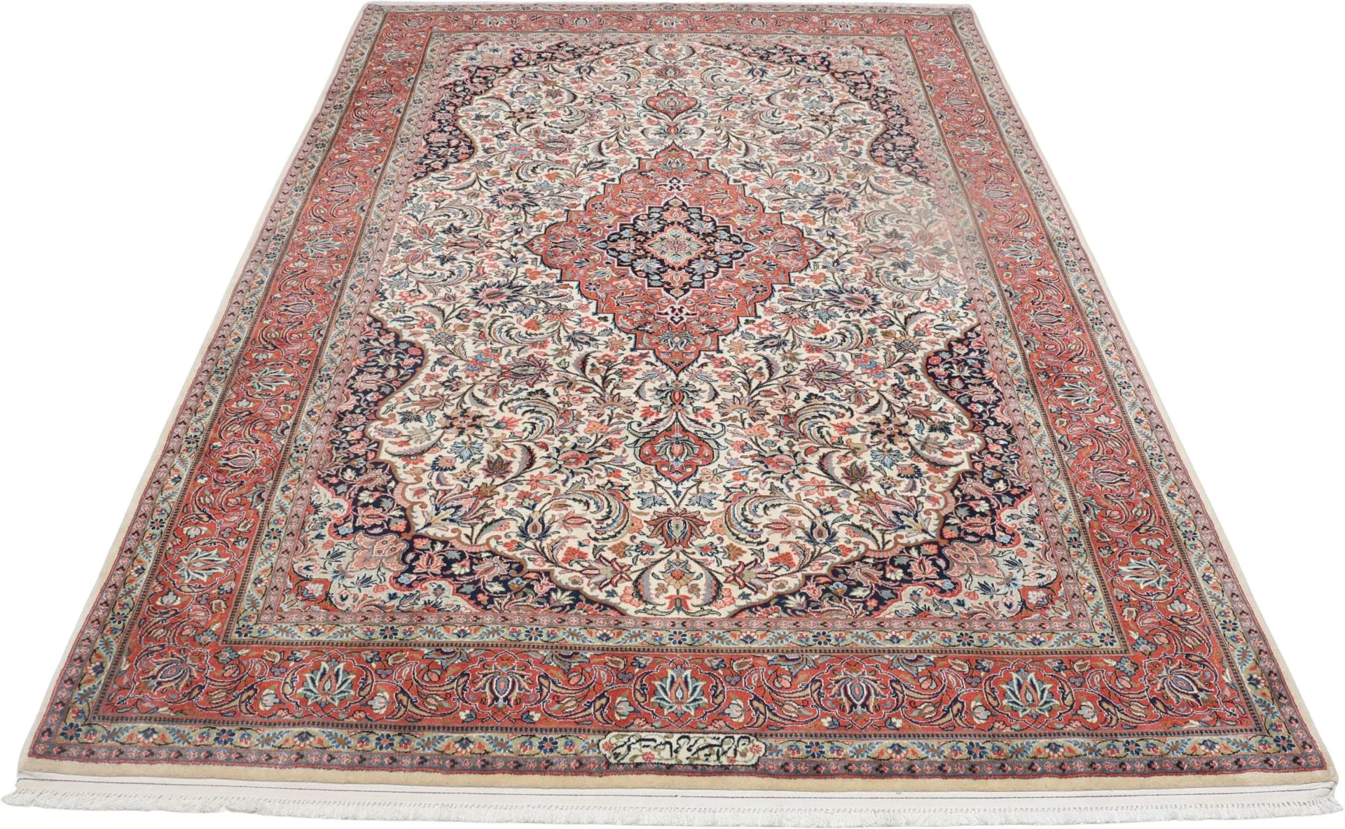 Alternative view of Hand-Knotted Sarouk Persian Rug, 203 × 290 cm, Wool