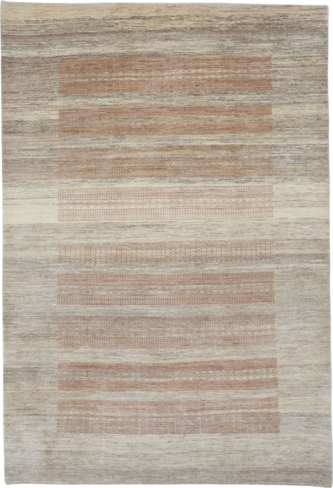 Hand-Knotted Loribaft Persian Rug, 205 × 300 cm, Wool