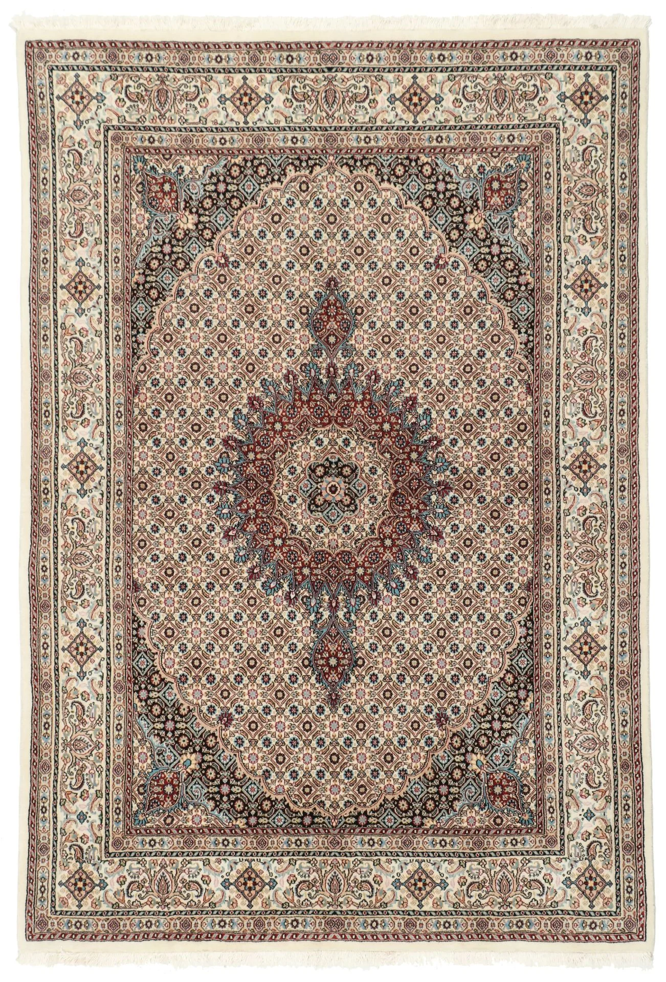 Moud Persian Rug 148 × 210 cm in Wool, hand-knotted