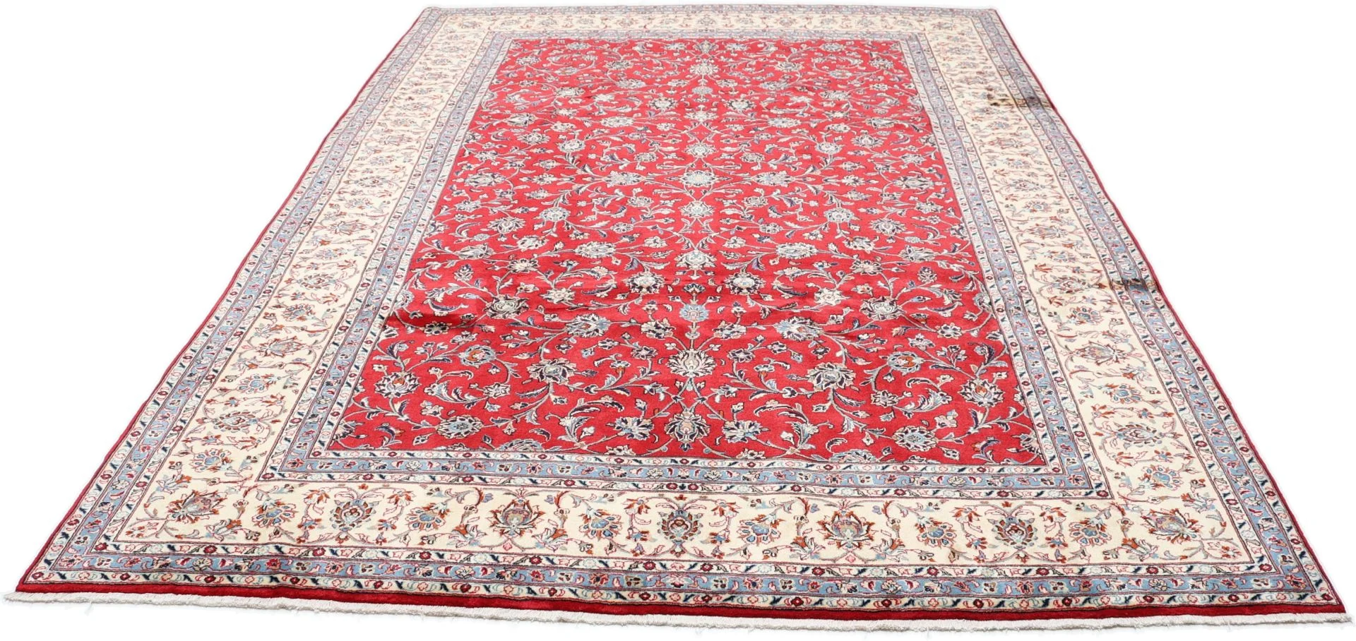 Alternative view of Wool Kashan Persian Rug 252 × 350 cm, hand-knotted