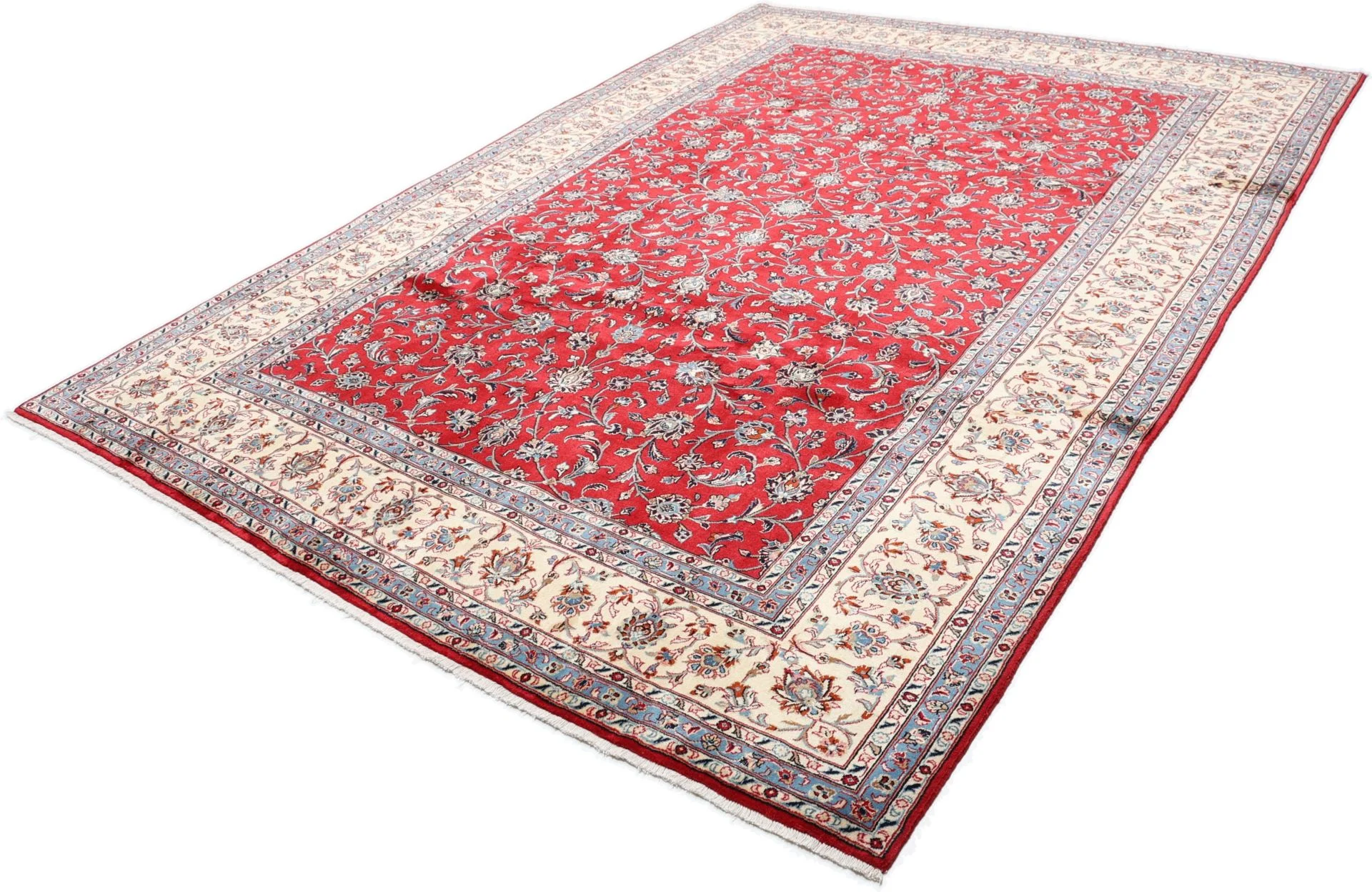 Wool Kashan Persian Rug 252 × 350 cm, hand-knotted - Image 3