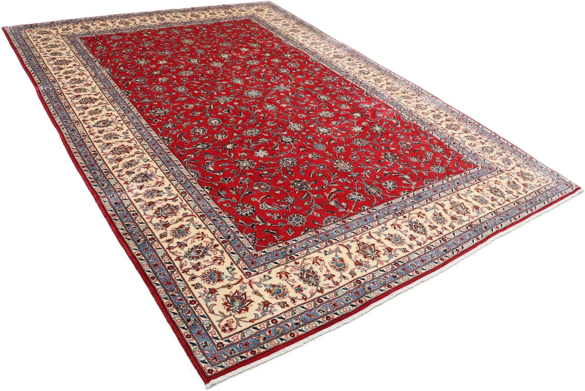 Wool Kashan Persian Rug 252 × 350 cm, hand-knotted - Image 4