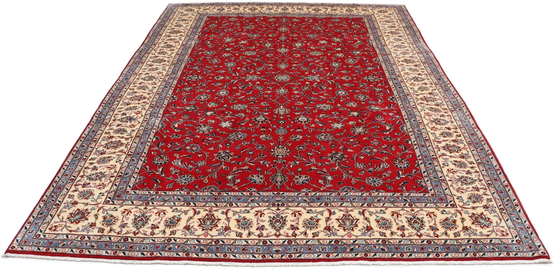 Wool Kashan Persian Rug 252 × 350 cm, hand-knotted - Image 7