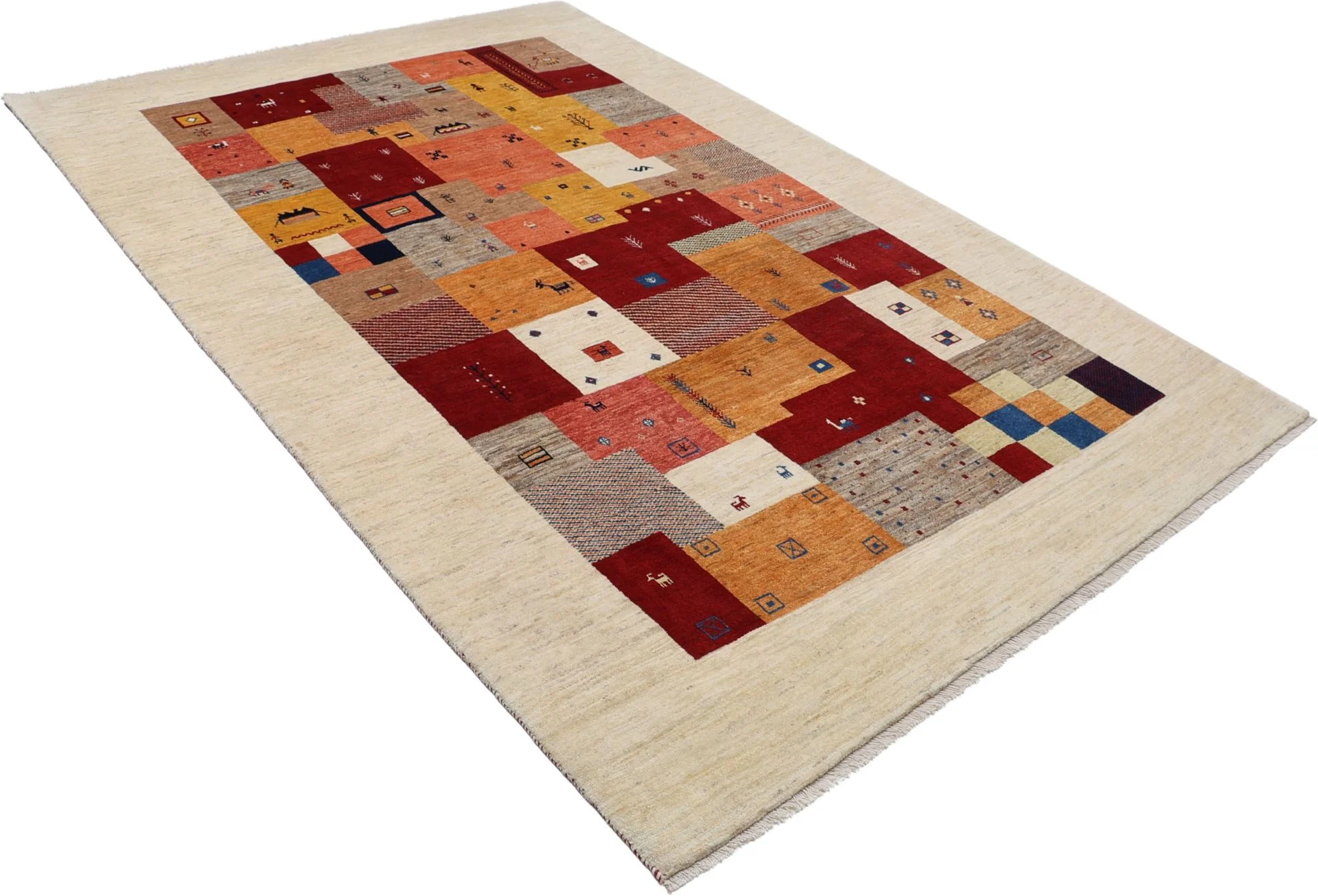 Wool Loribaft Persian Rug 200 × 306 cm, hand-knotted - Image 3
