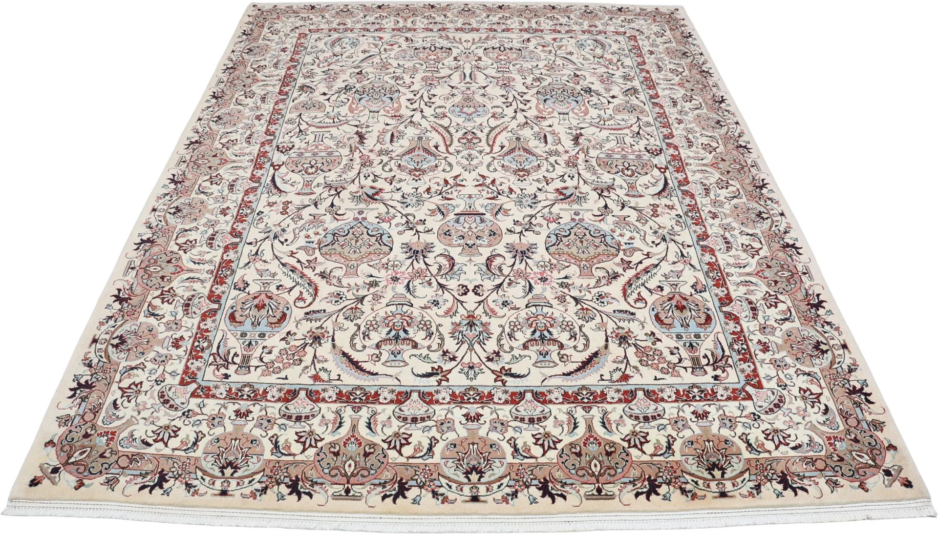 Alternative view of Hand-Knotted Kashmar Persian Rug, 220 × 290 cm, Wool