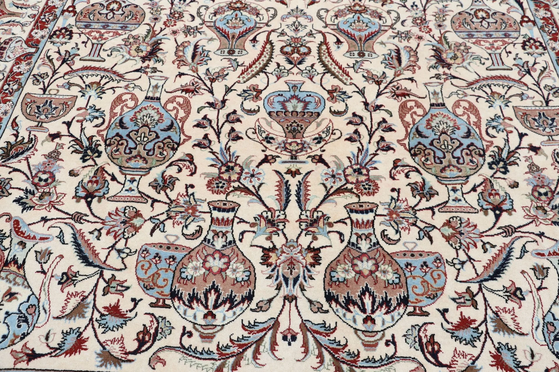 Hand-Knotted Kashmar Persian Rug, 220 × 290 cm, Wool - Image 12