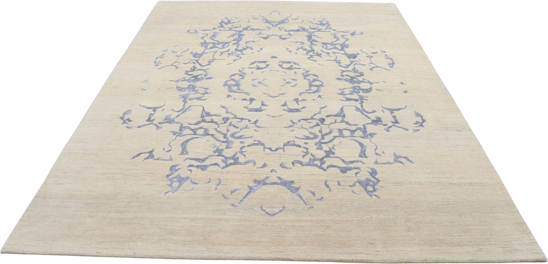 Hand-Knotted Loribaft Indian Rug, 241 × 337 cm, Wool - Image 5