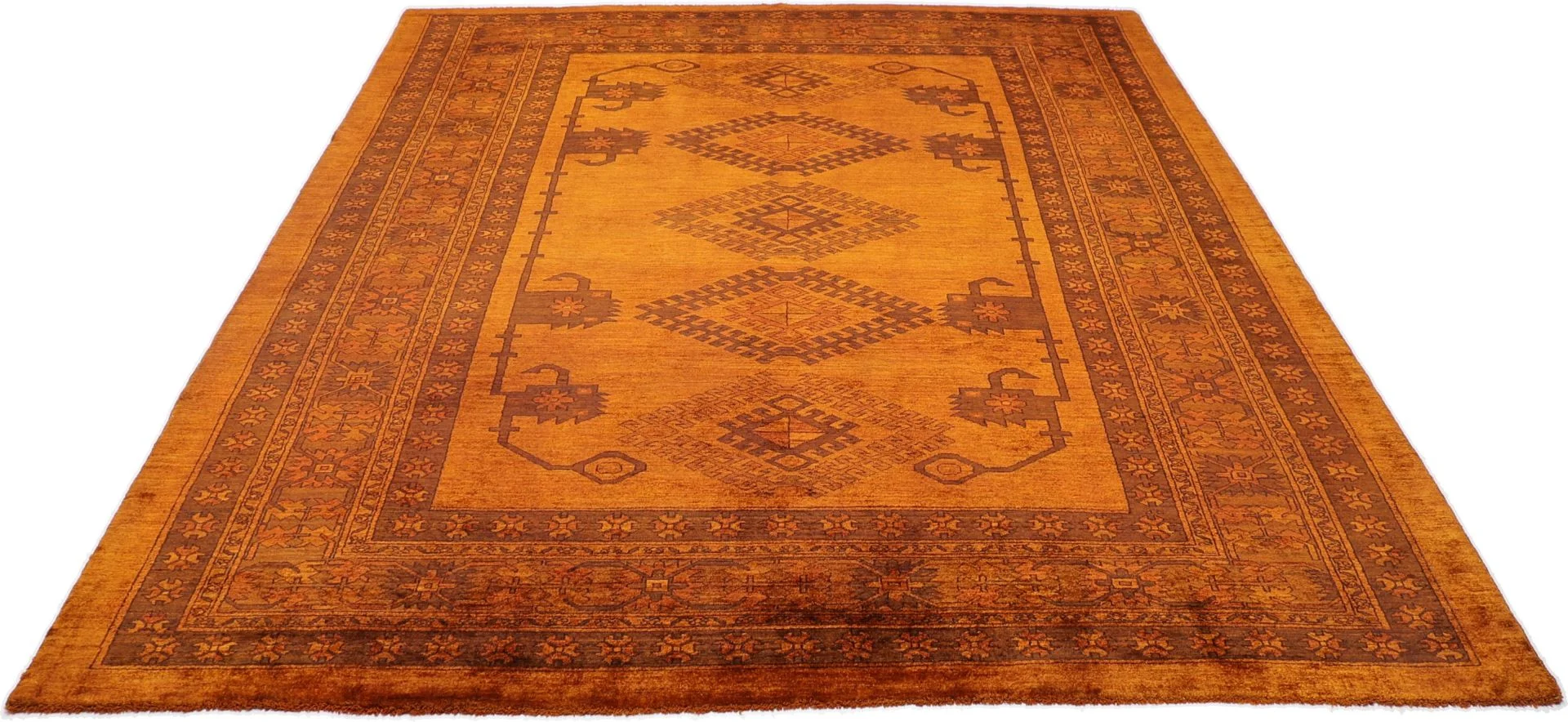 Alternative view of Hand-Knotted Qashqai Persian Rug, 260 × 320 cm, Wool