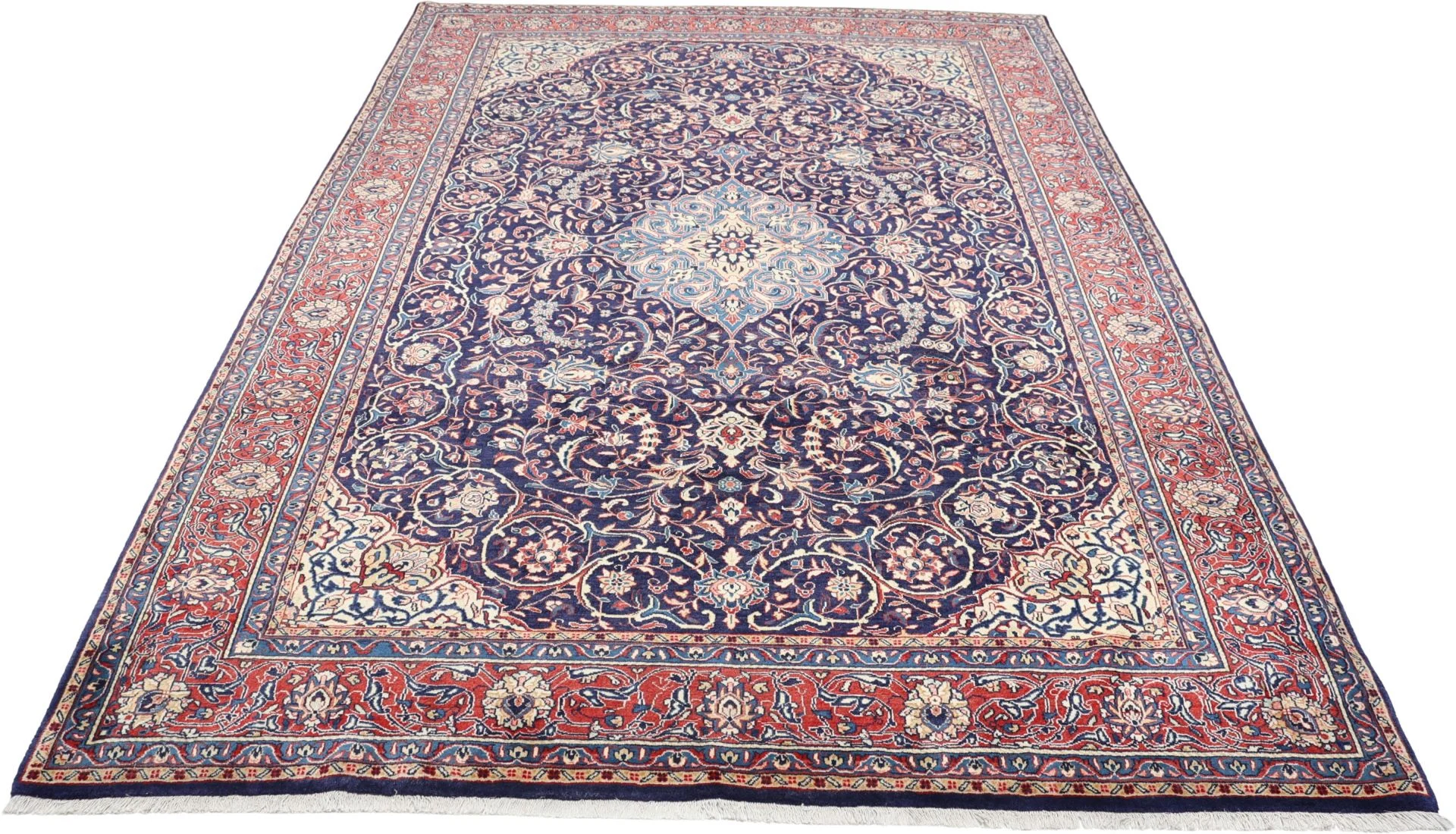 Alternative view of Sarouk Persian Rug 220 × 317 cm in Wool, hand-knotted