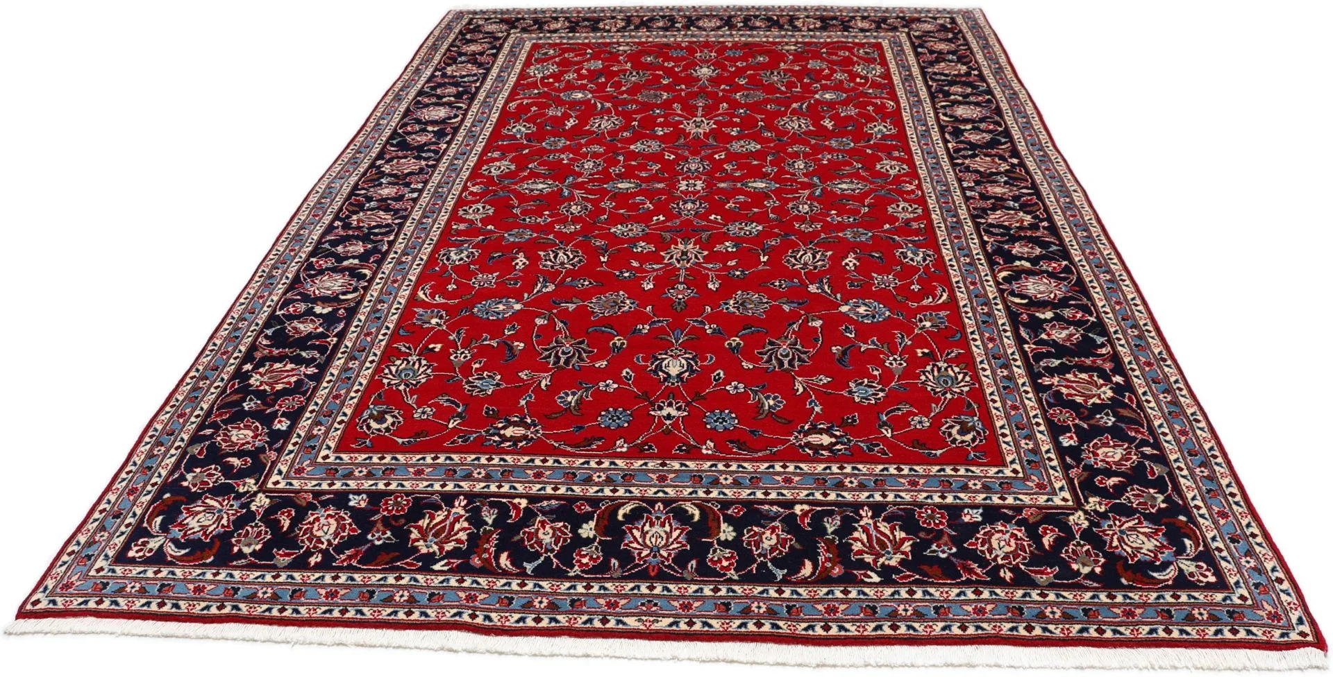 Kashan Persian Rug 200 × 304 cm in Wool, hand-knotted - Image 7